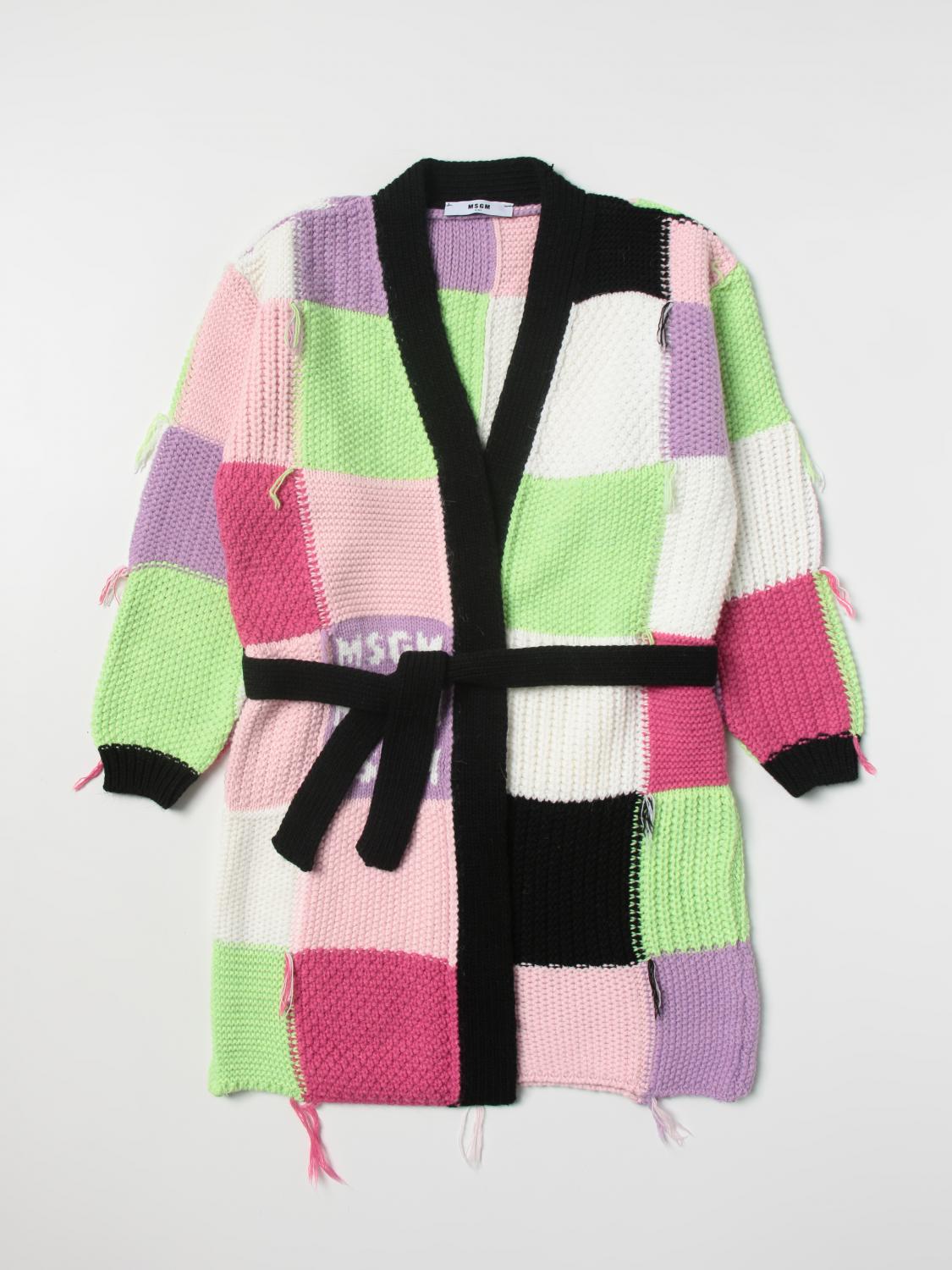 MSGM KIDS Coat For Girls Multicolor Msgm Kids Coat MS029177 Online msgm-kids-coat-for-girls-multicolor-msgm-kids-coat-ms029177-online