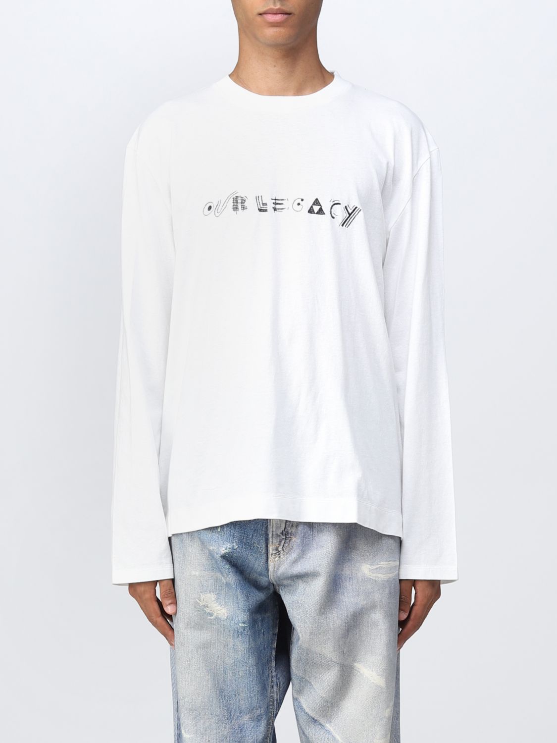 T-shirt Our Legacy: T-shirt Our Legacy homme blanc 1