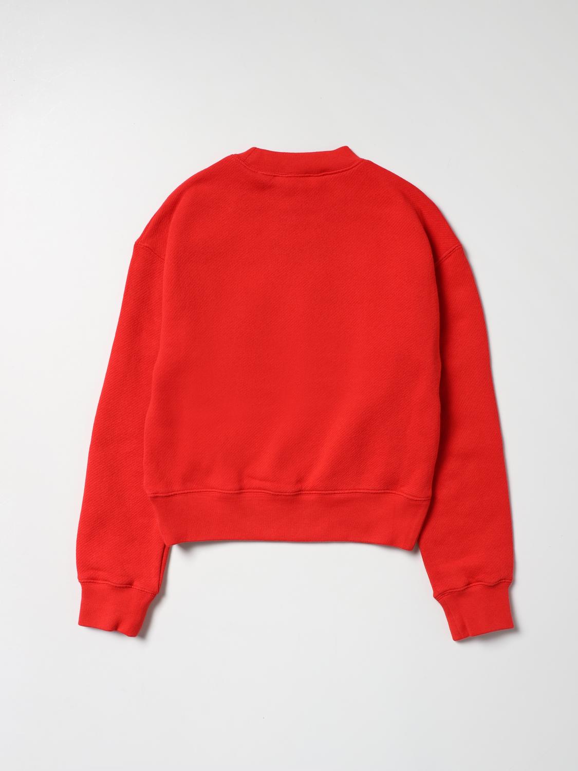 PALM ANGELS sweater for boys Red Palm Angels sweater PBBA001F22FLE001 online on