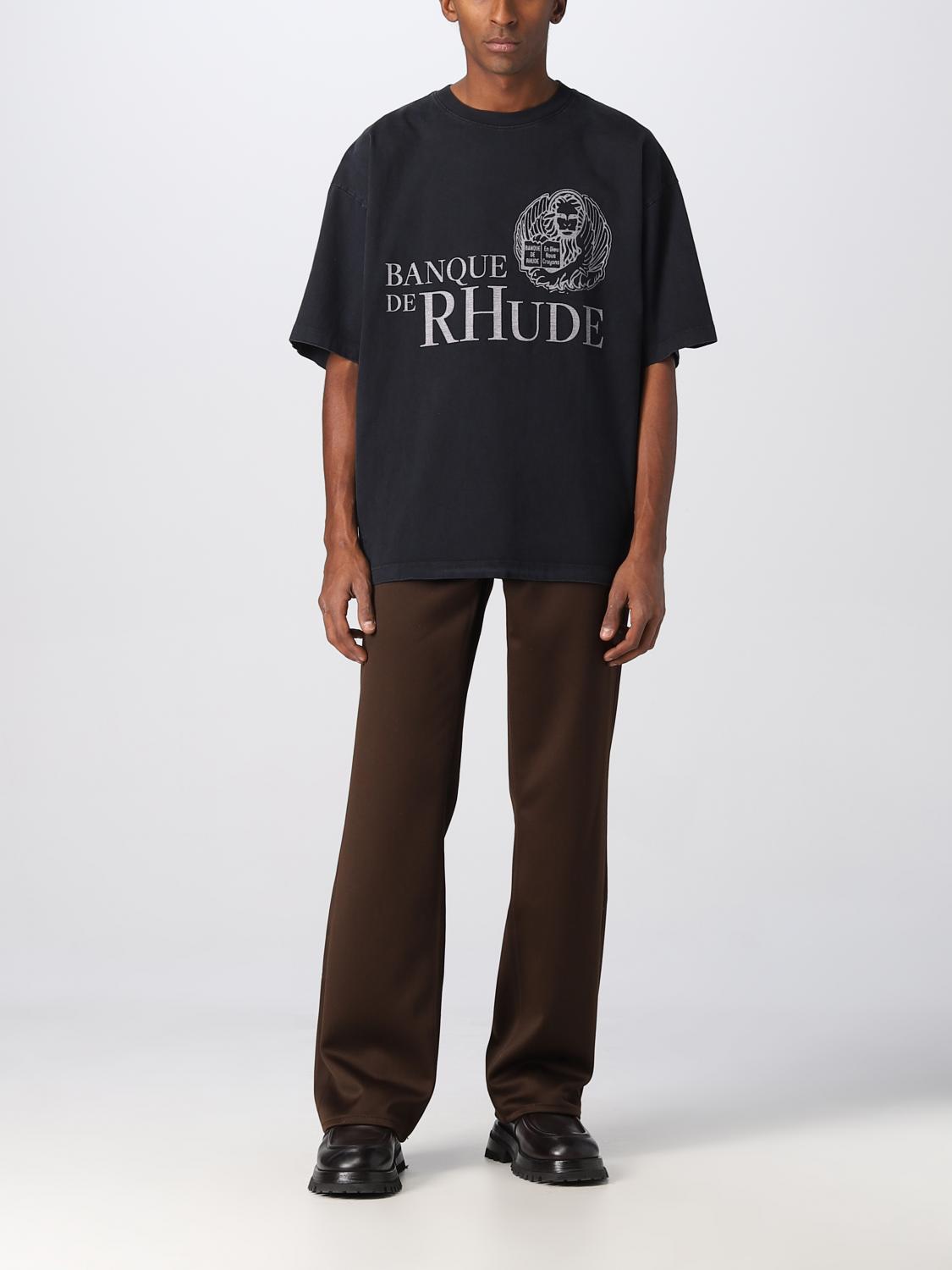 RHUDE tshirt for man Black Rhude tshirt TT09012610 online on