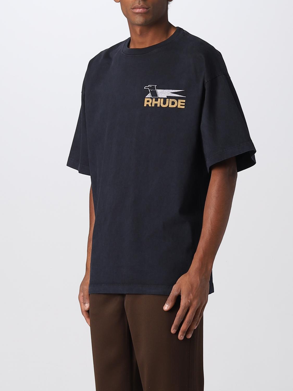 RHUDE tshirt for man Black Rhude tshirt TT15012610 online on