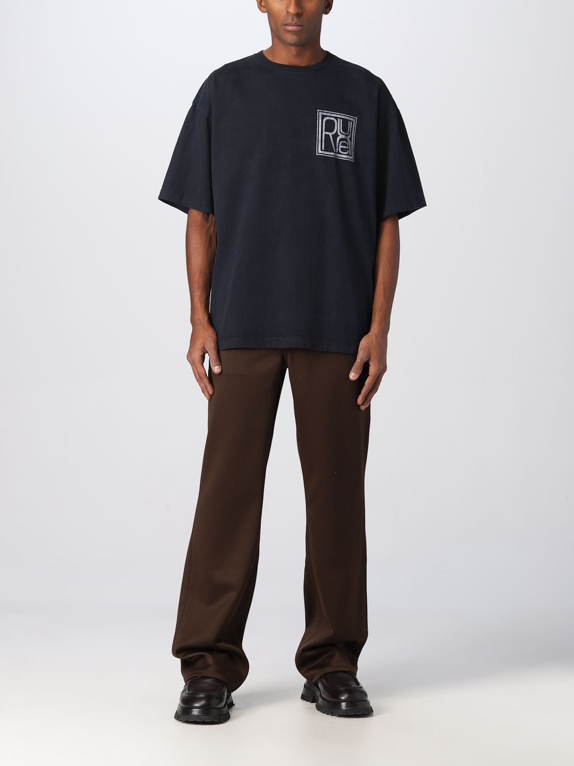RHUDE: t-shirt for man - Black | Rhude t-shirt TT20012610 online on ...