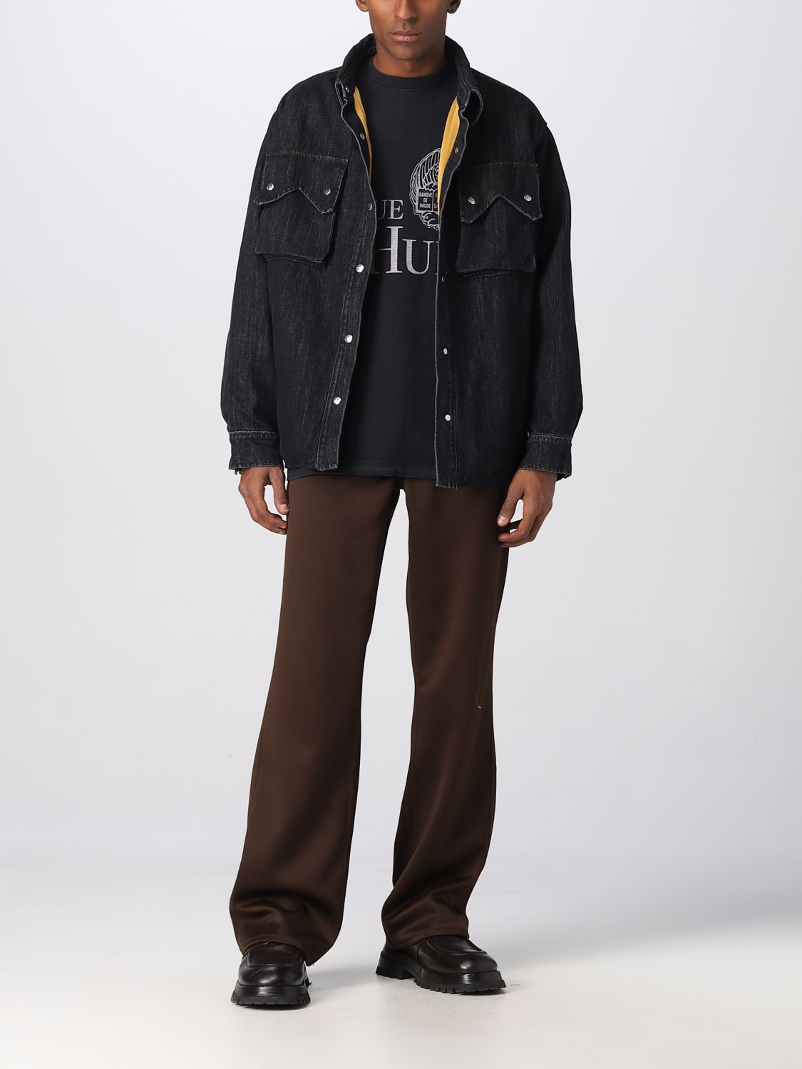 RHUDE: jacket for man - Black | Rhude jacket JA18613372 online on ...