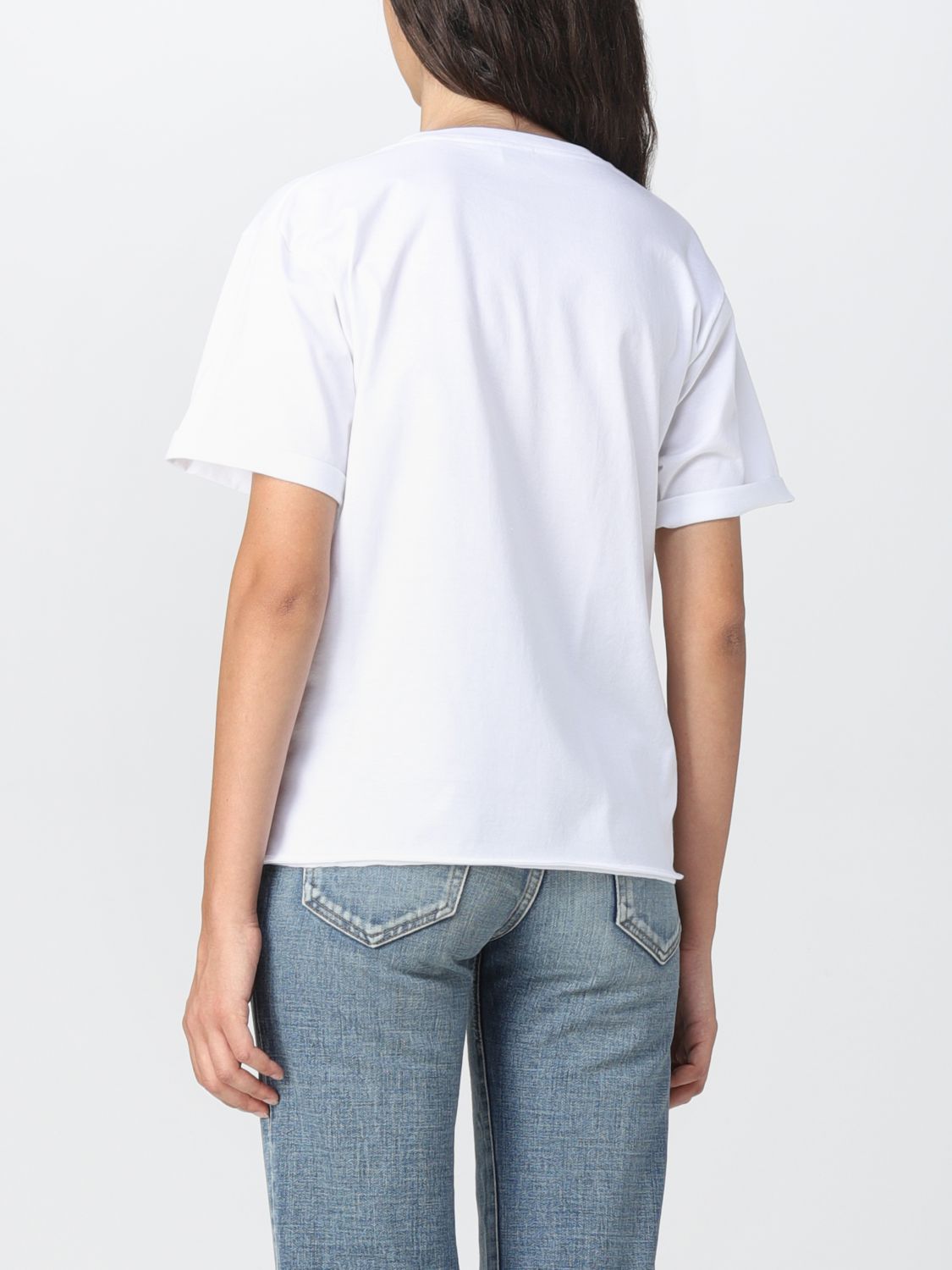 Camiseta Saint Laurent: Camiseta Saint Laurent para mujer blanco 3