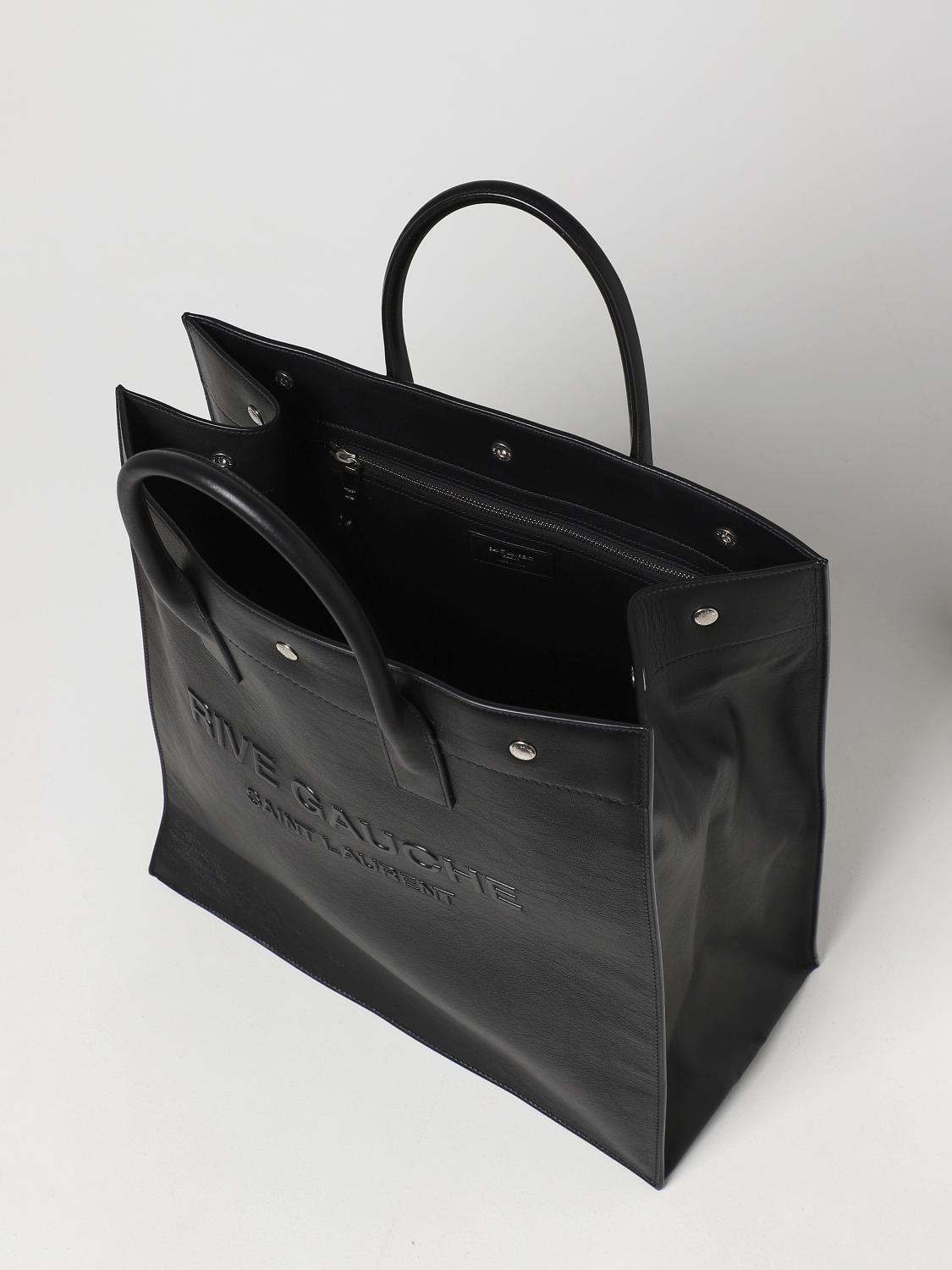 Borsa Saint Laurent: Borsa Rive Gauche Saint Laurent in nappa nero 4