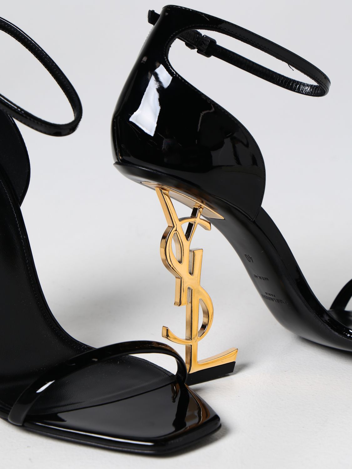 Heeled sandals Saint Laurent: Saint Laurent heeled sandals for woman black 4