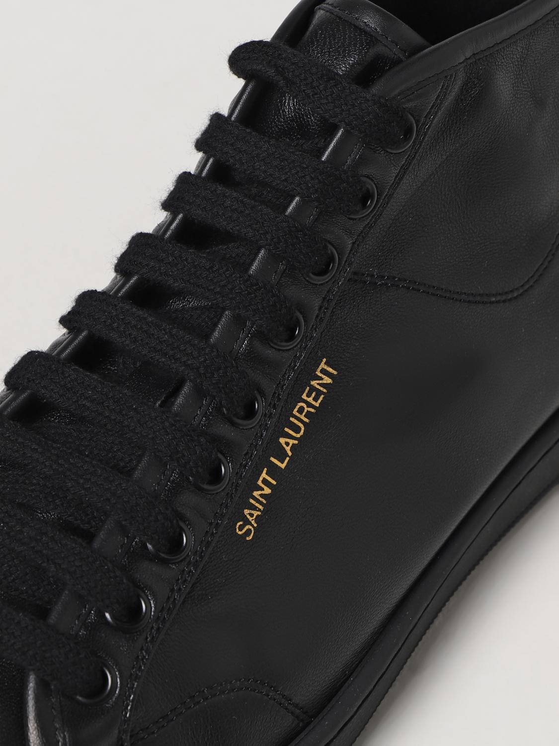 SAINT LAURENT Sneakers Mid Court Classic SL/39 in nappa Nero