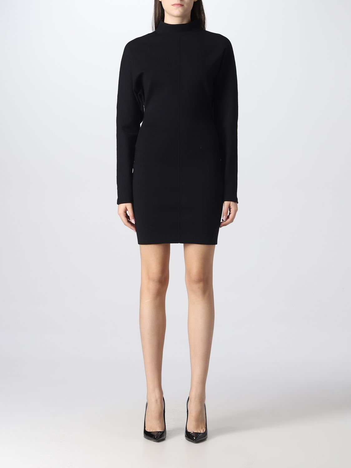 SAINT LAURENT: dress for woman - Black | Saint Laurent dress ...