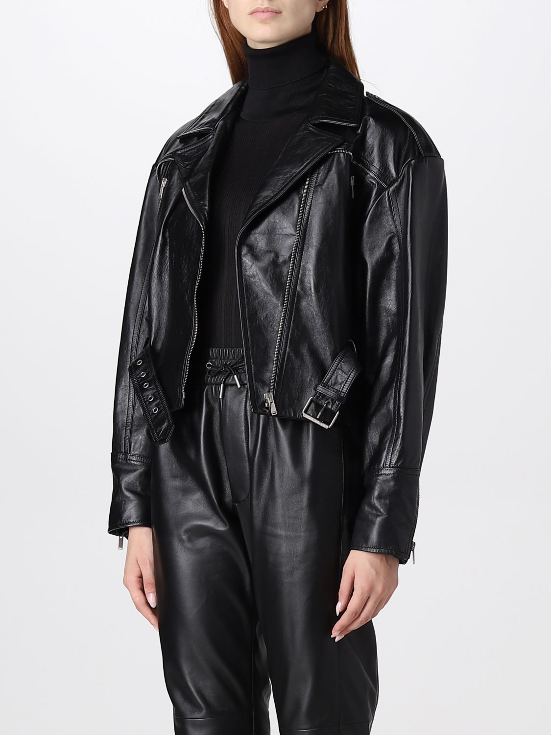 SAINT LAURENT: jacket for woman - Black | Saint Laurent jacket ...