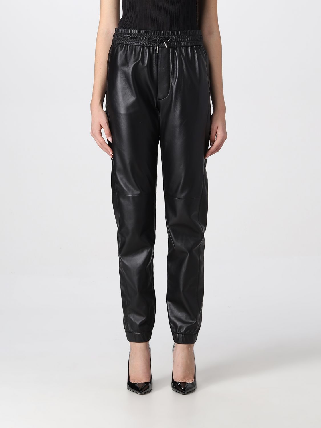 SAINT LAURENT: pants for woman - Black | Saint Laurent pants ...