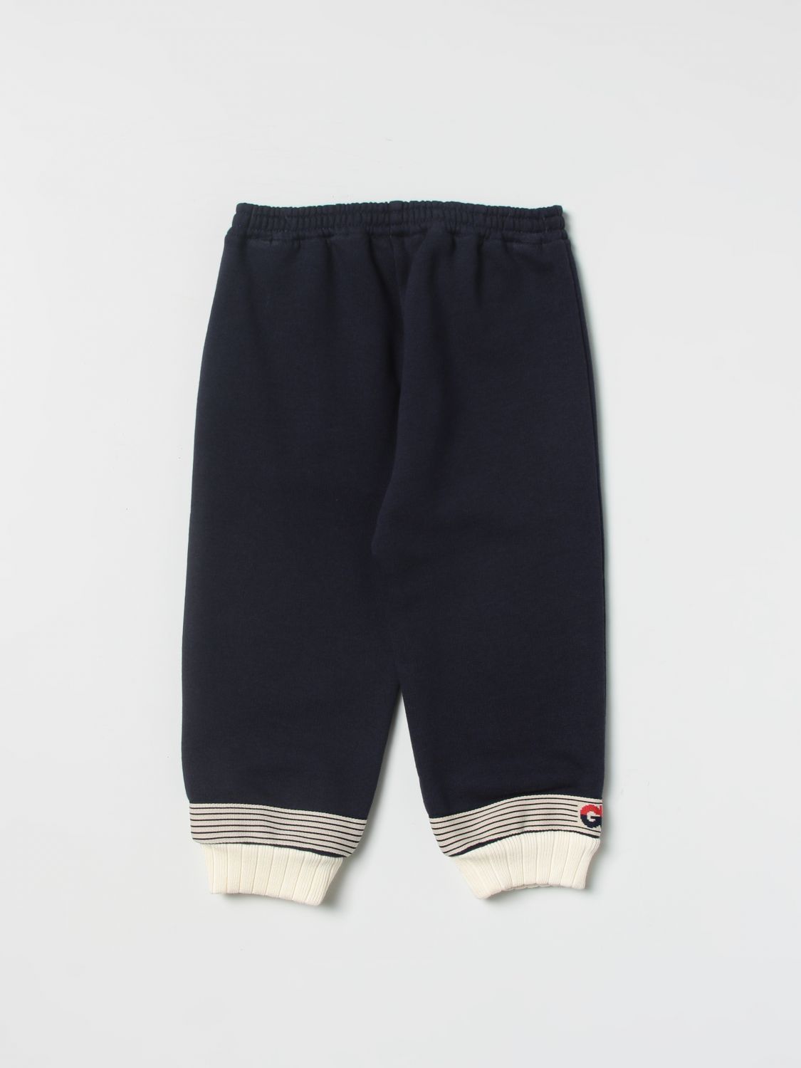 Pantalone Gucci: Pantalone jogging Gucci in cotone con logo blue 2