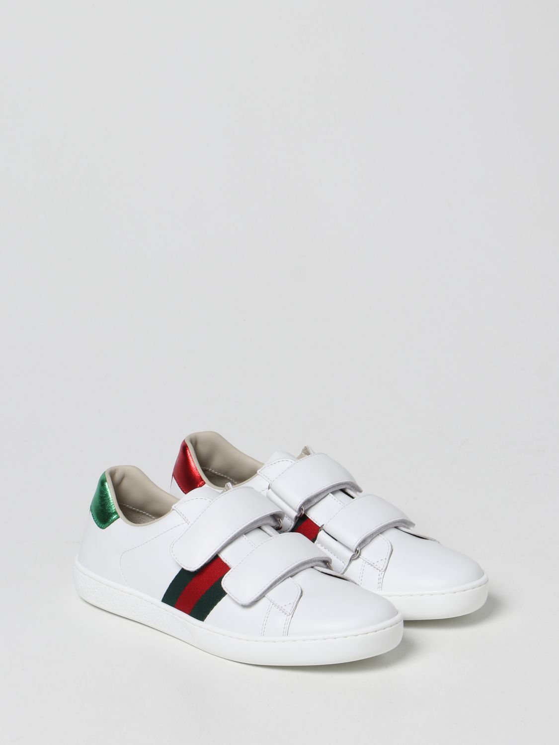 Zapatos para niño, Blanco | Zapatos Gucci 455496CPWP0 en línea en GIGLIO.COM