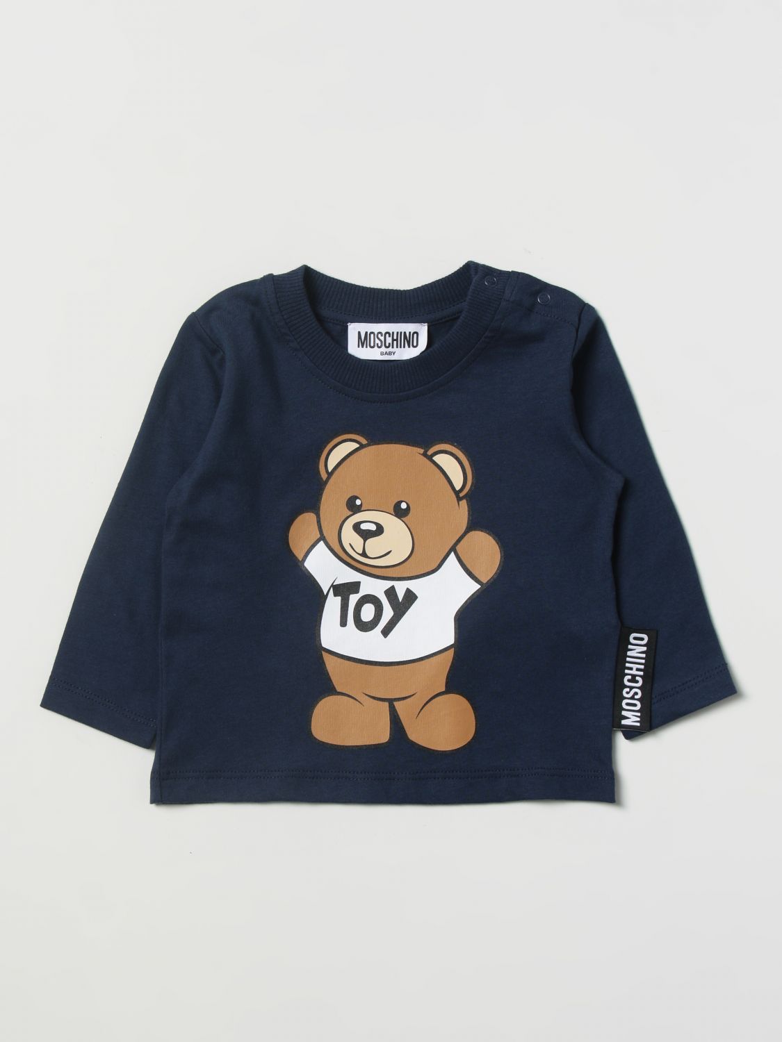 MOSCHINO BABY: t-shirt for baby - Blue | Moschino Baby t-shirt ...