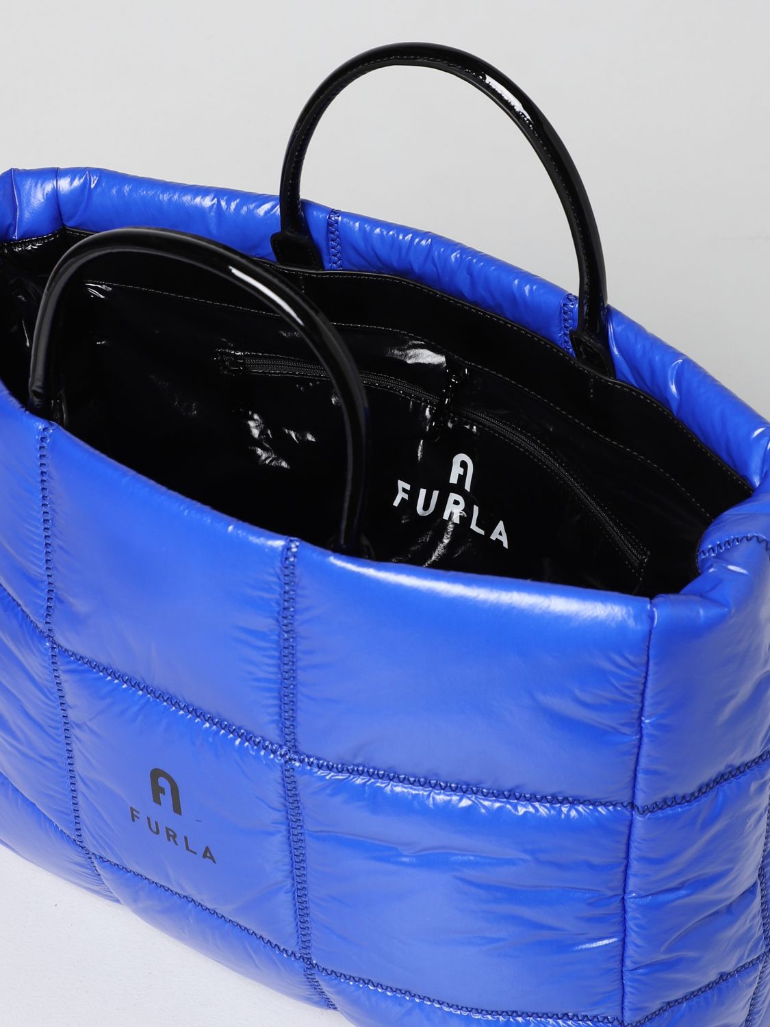 FURLA: tote bags for woman - Gnawed Blue