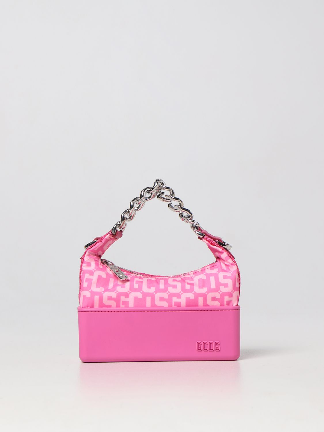 GCDS: mini bag for woman - Pink | Gcds mini bag AI22W500314 online at ...