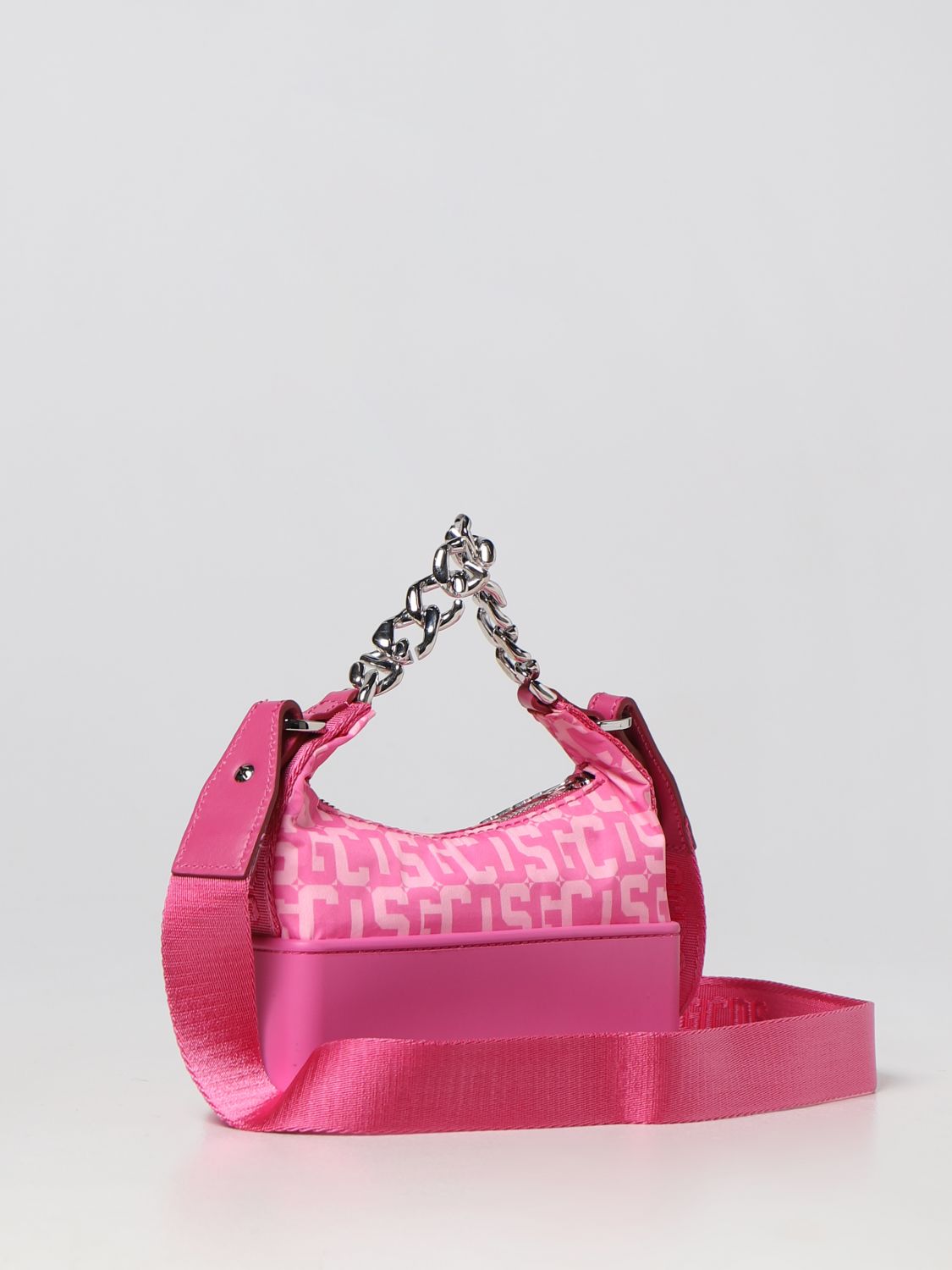 GCDS: mini bag for woman - Pink | Gcds mini bag AI22W500314 online on ...
