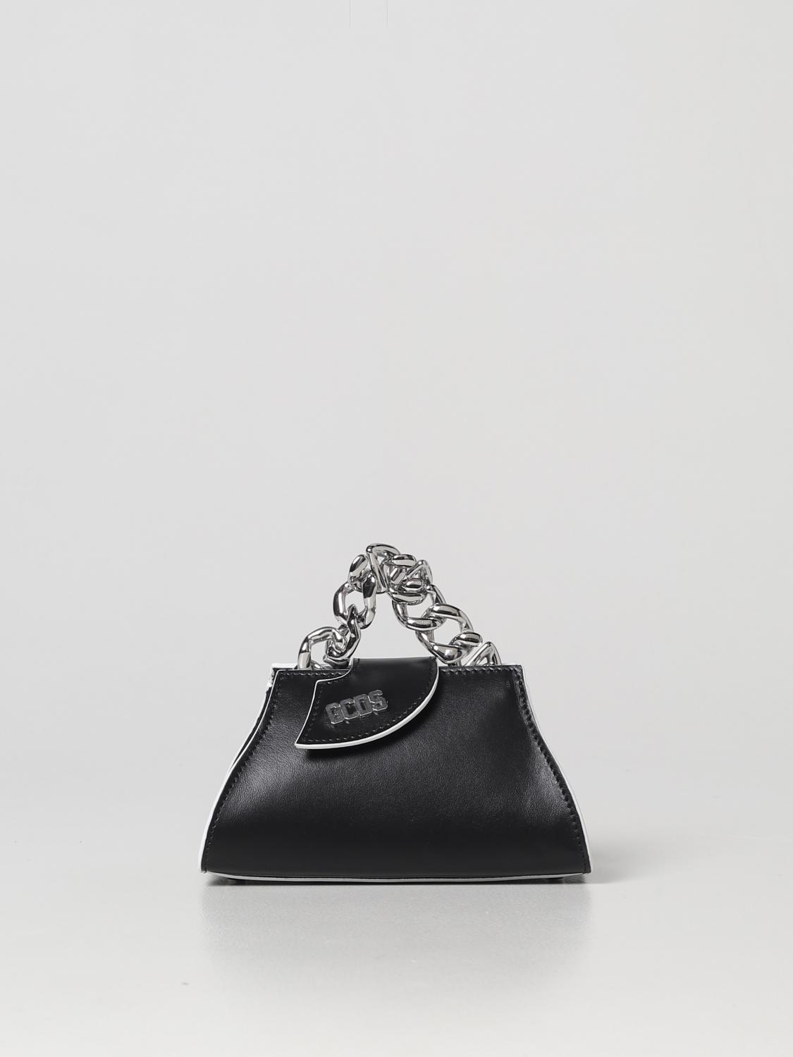 Gcds Logo-plaque Tote Bag In Black