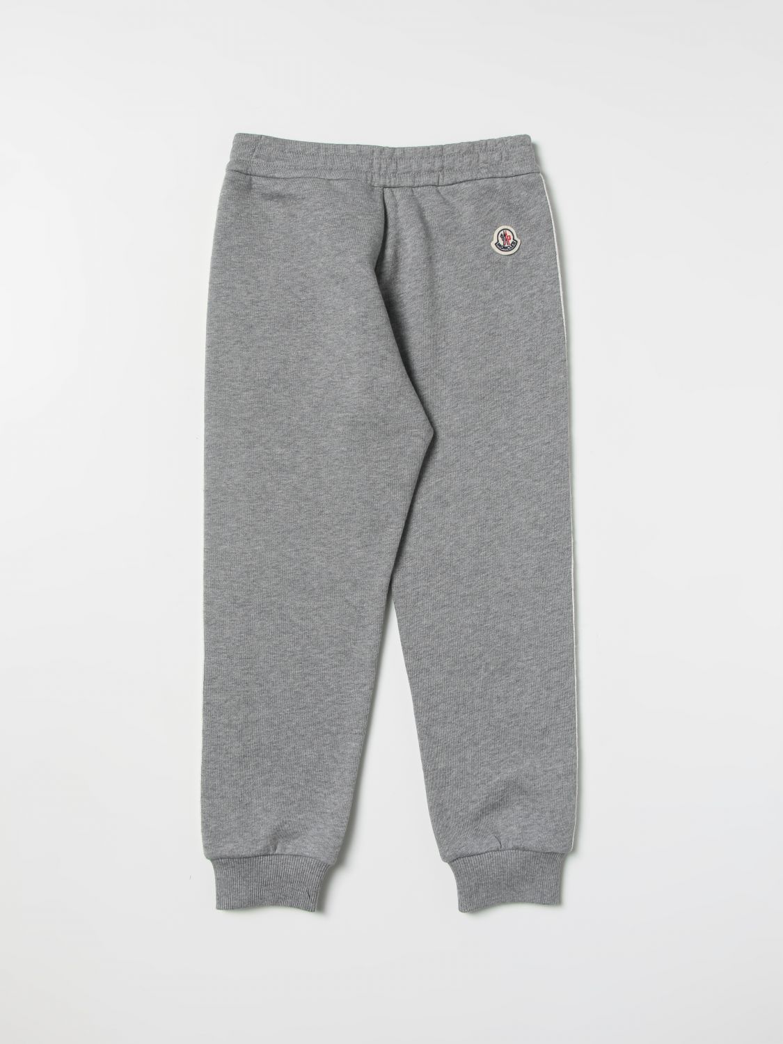 Pantalon Moncler: Pantalon de jogging en coton Moncler gris 2