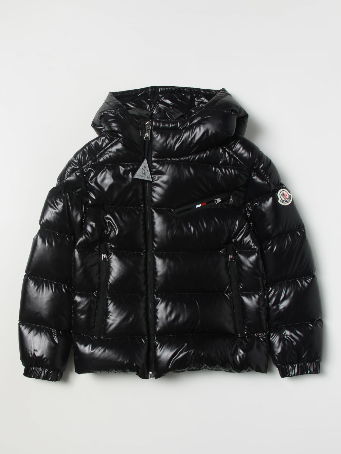 MONCLER: Loter hooded down jacket - Black | Moncler jacket 1A0006168950 ...