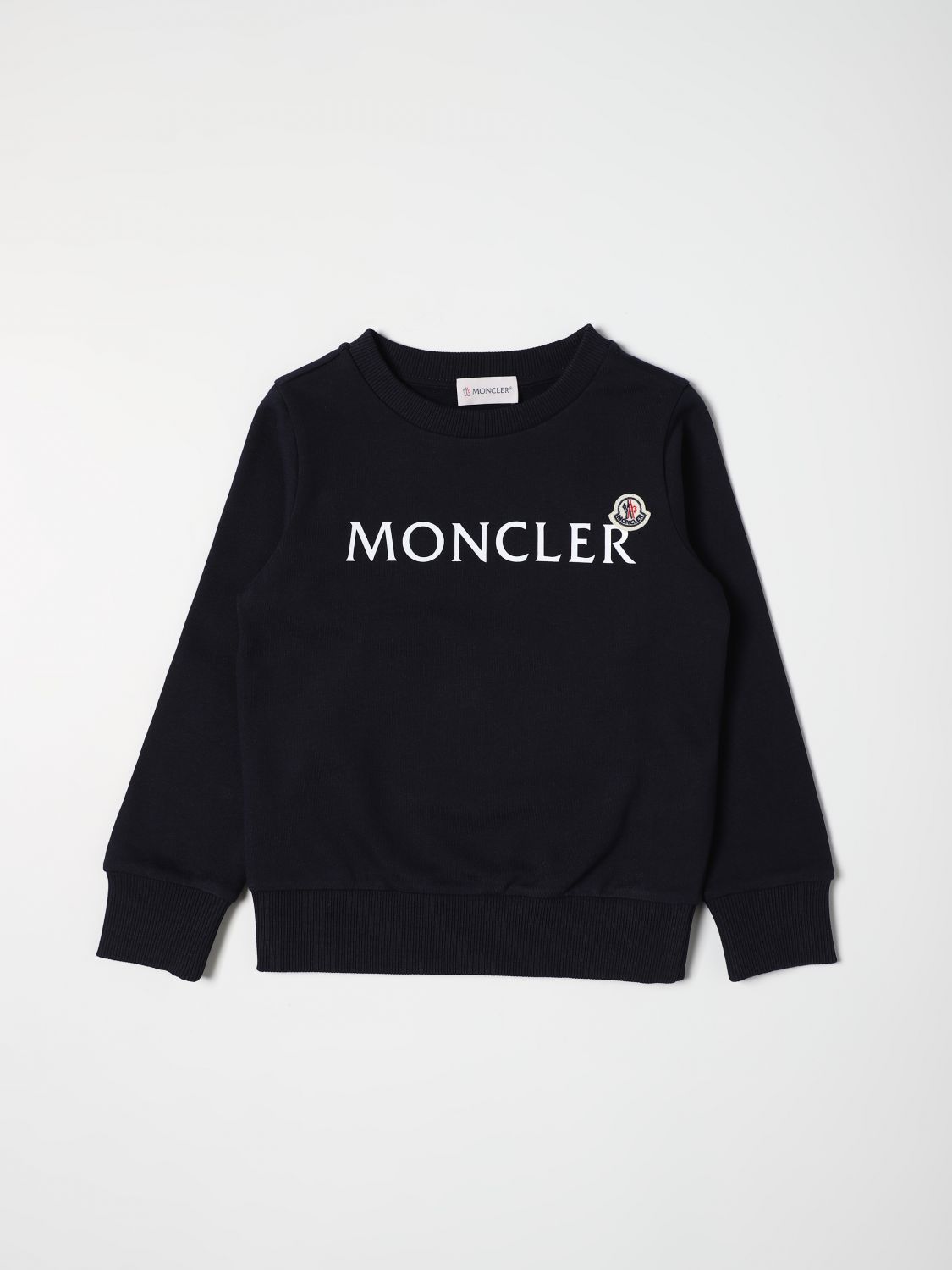 MONCLER: jumper for girl - Blue | Moncler jumper 8G00035809AG online on ...