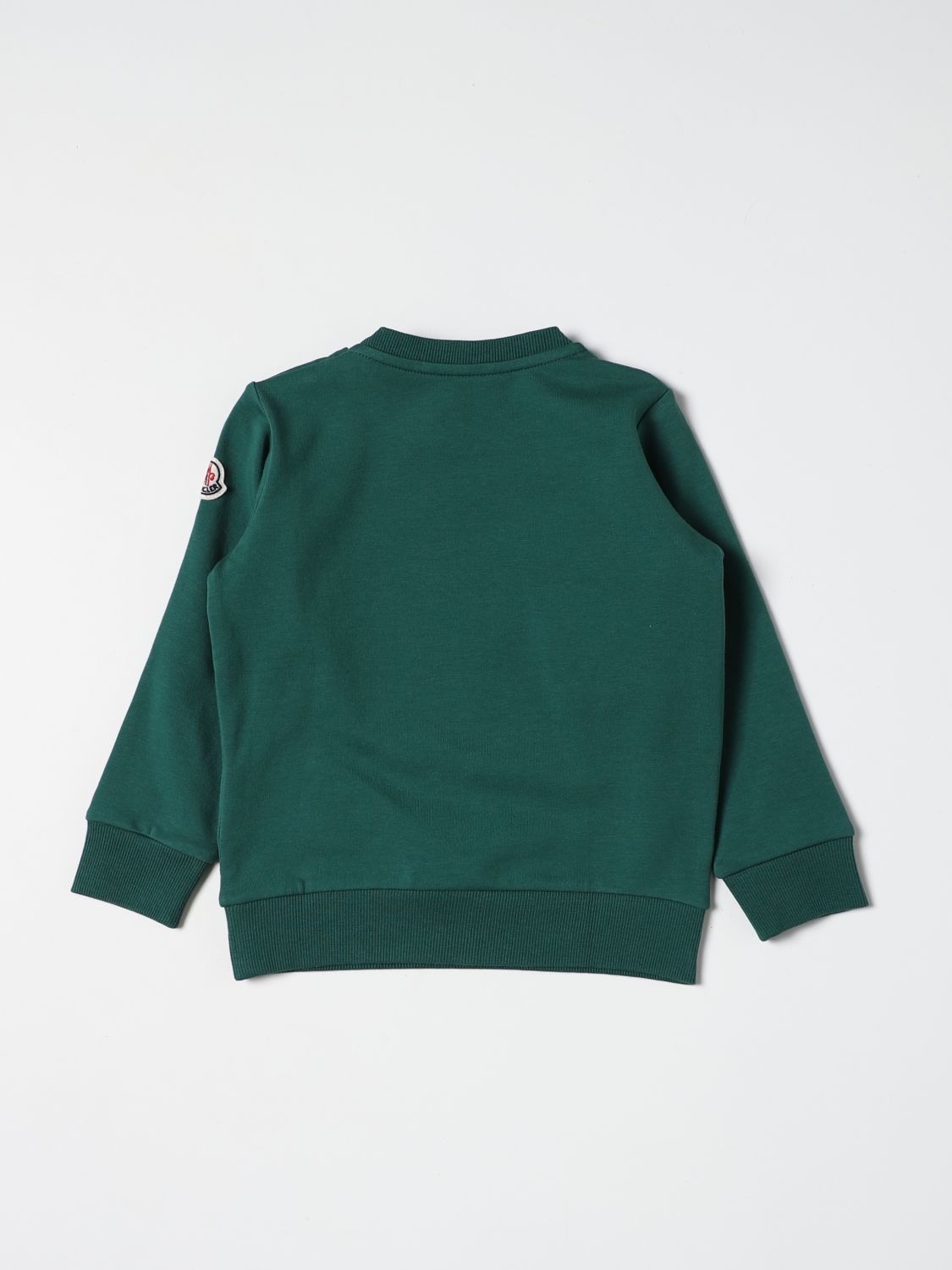 Sweater Moncler: Moncler sweatshirt with logo green 2