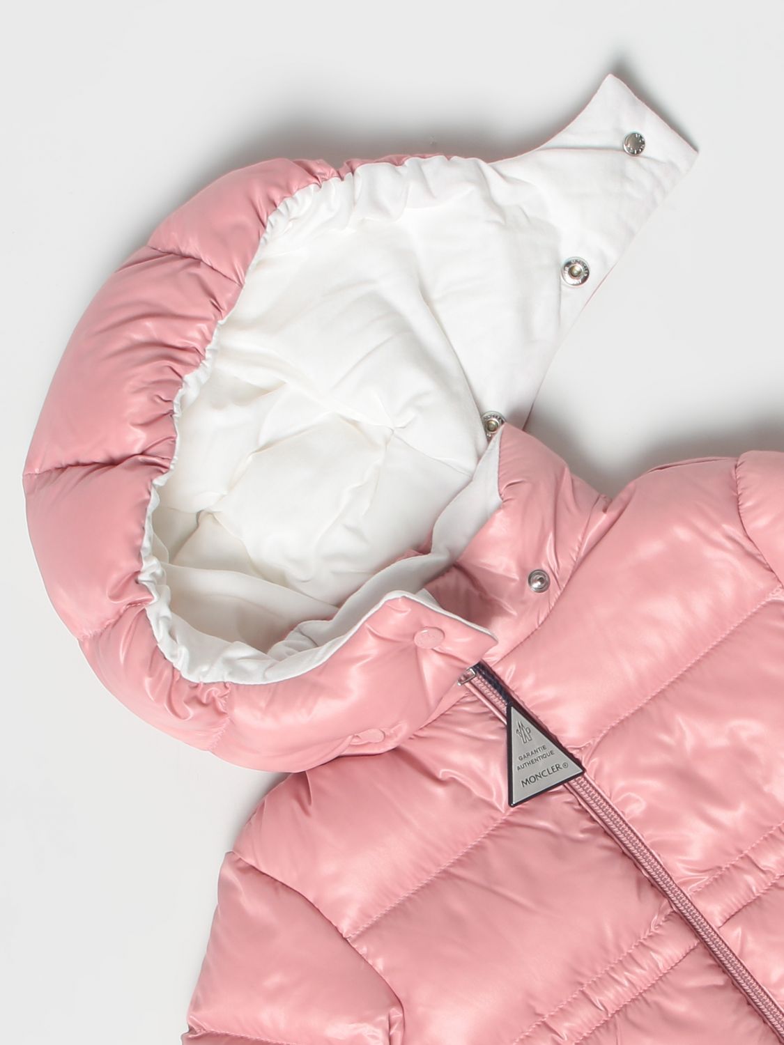 재킷 몽클레르: 재킷 Moncler 유아 핑크 3