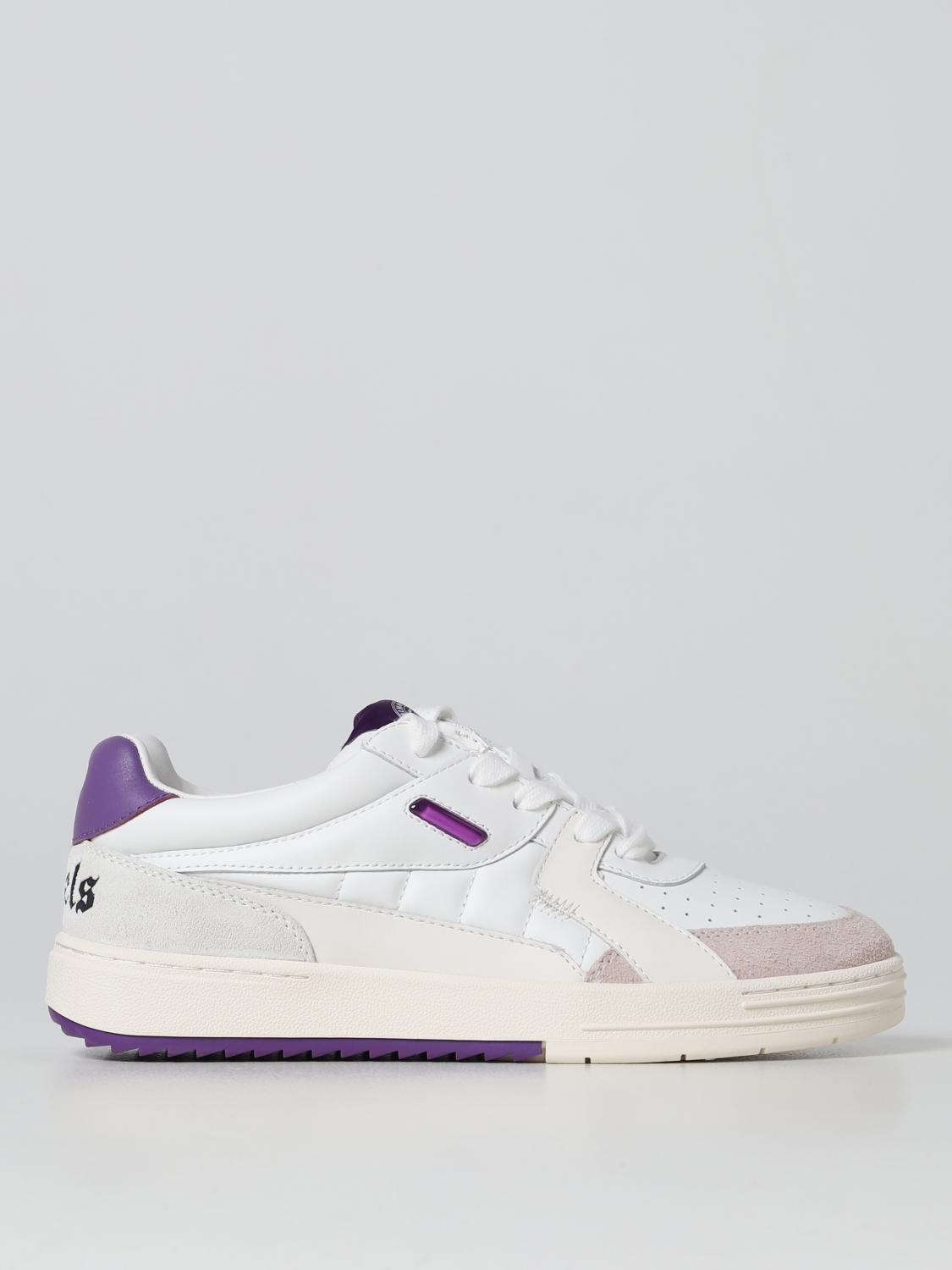 Palm Angels Palm University Low-top Sneakers In White 1