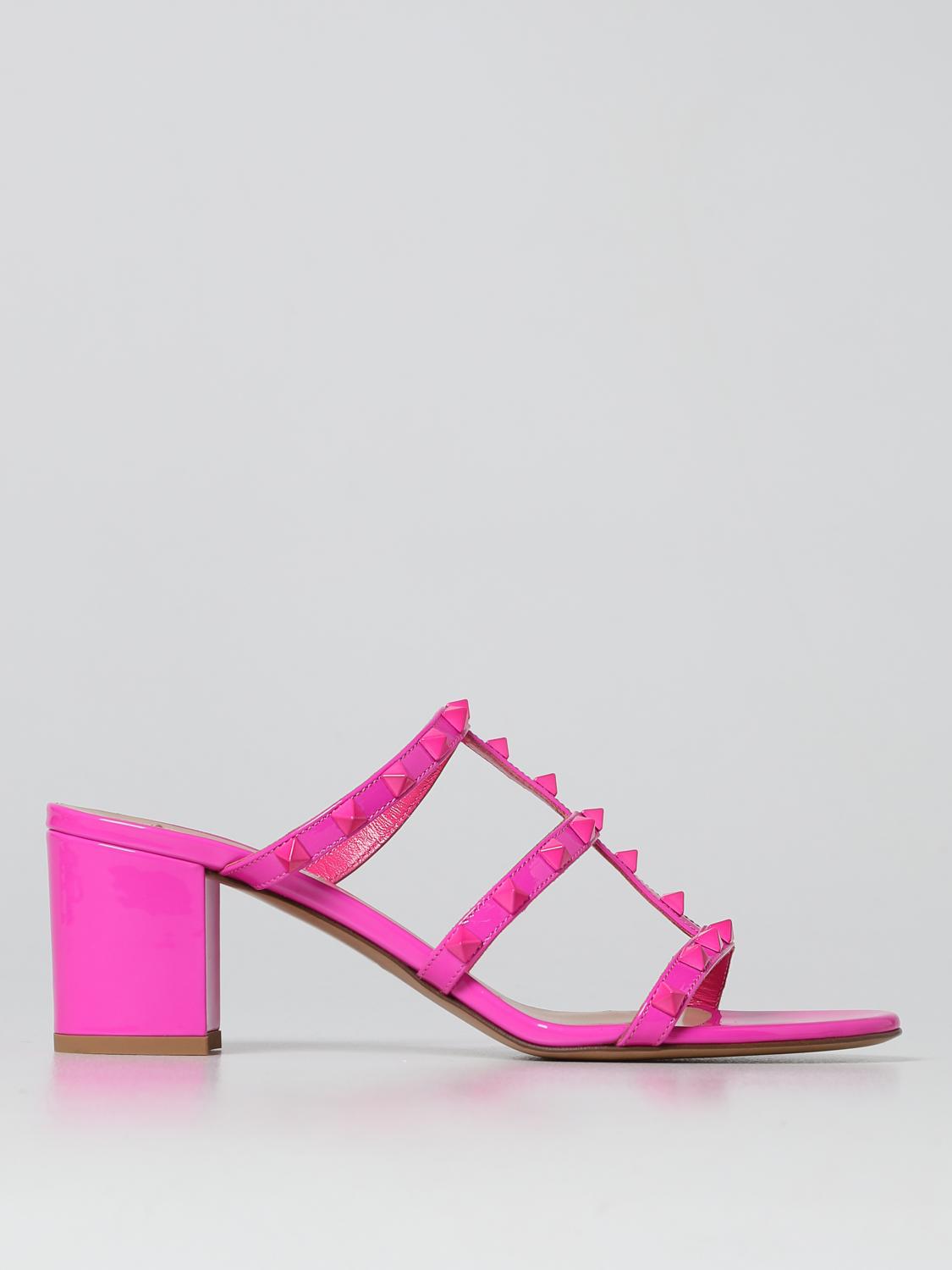 VALENTINO GARAVANI HEELED SANDALS VALENTINO GARAVANI WOMAN COLOR PINK,372801010