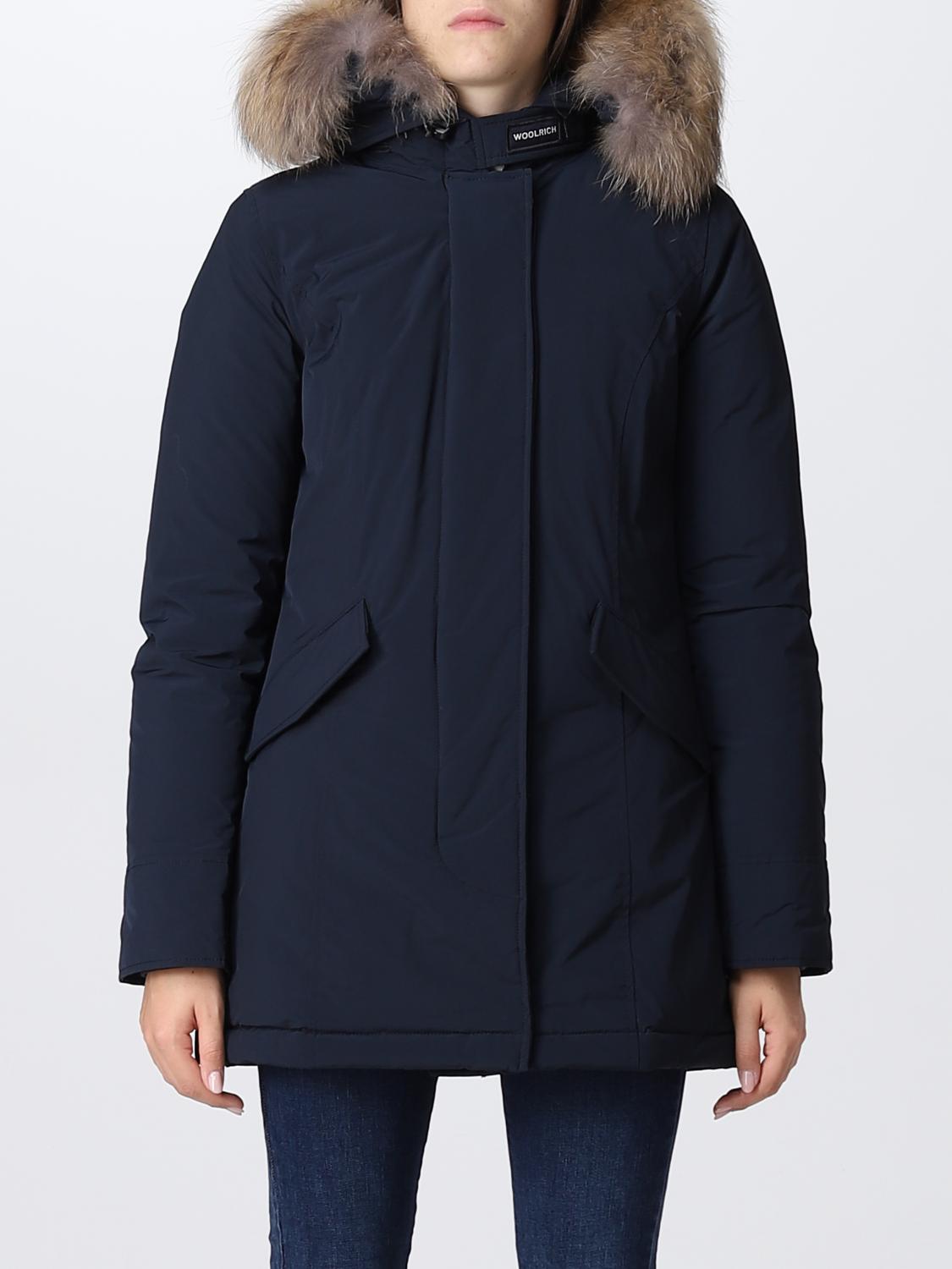 mixer persoonlijkheid tuberculose WOOLRICH: jacket for woman - Blue | Woolrich jacket CFWWOU0652FRUT3128  online on GIGLIO.COM