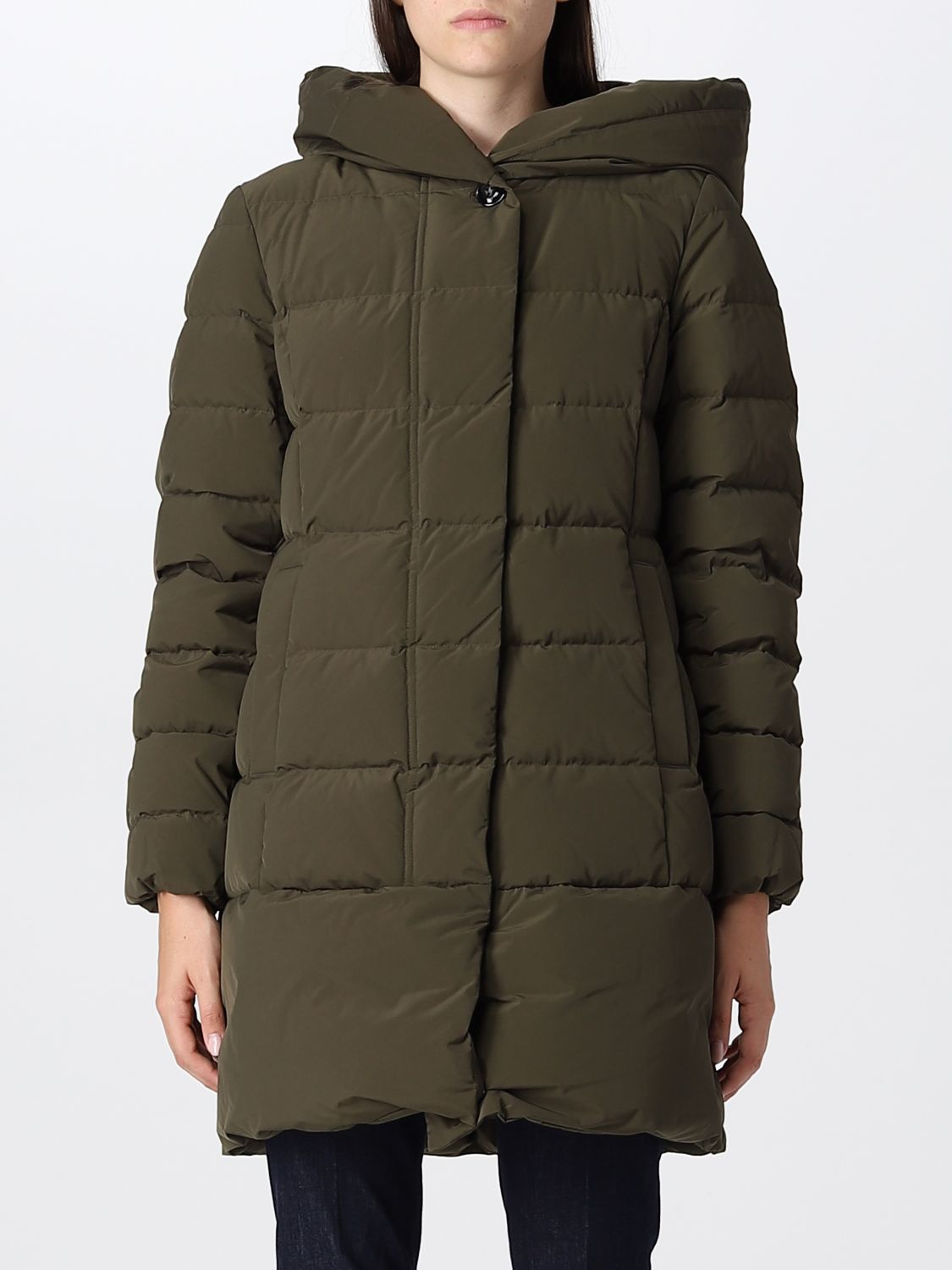 lila Ophef beroerte Woolrich Outlet: jacket for woman - Green | Woolrich jacket  CFWWOU0685FRUT3128 online on GIGLIO.COM