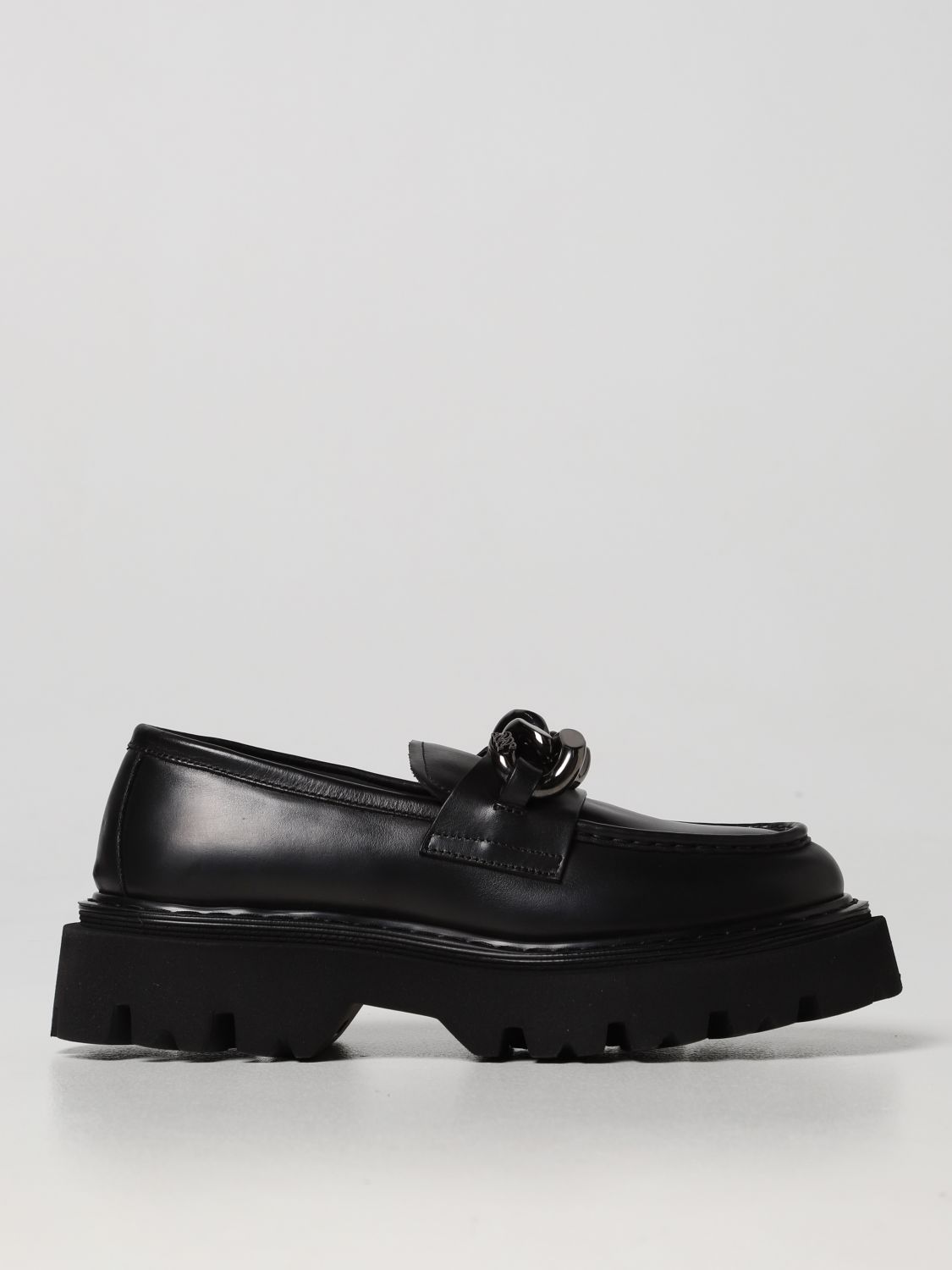 CASADEI: loafers for woman Black | Casadei loafers 1D221T0401C1872 online on GIGLIO.COM