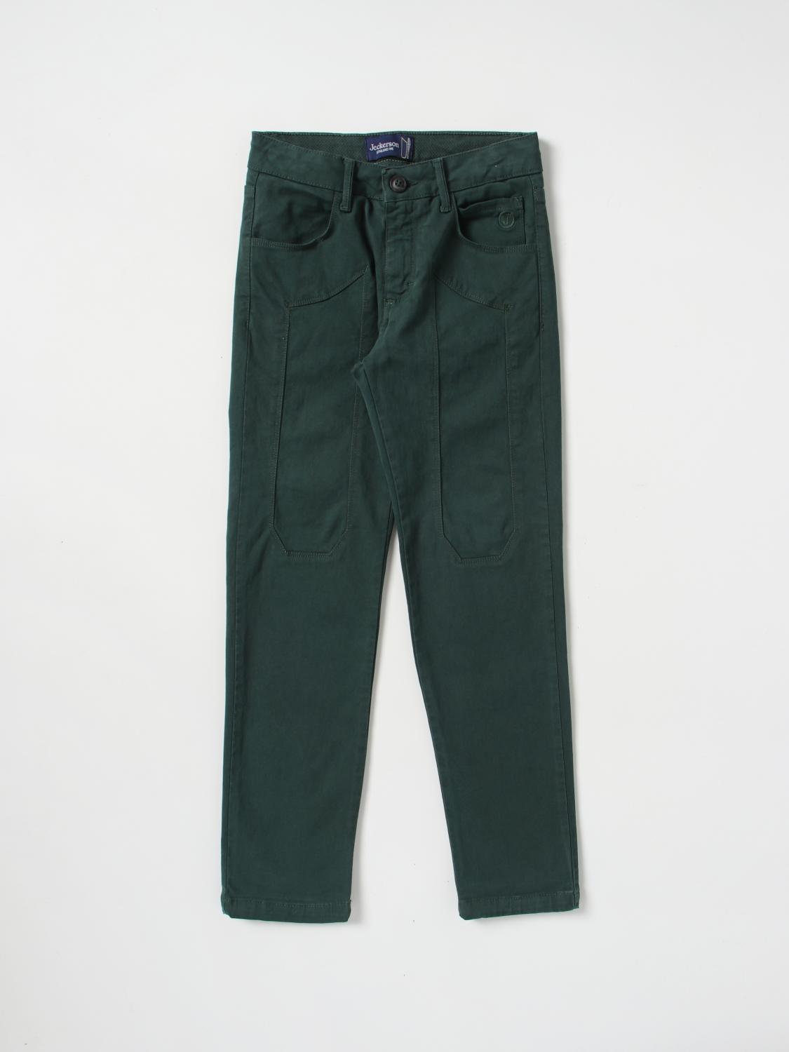 JECKERSON pants for boys Green Jeckerson pants J3028 online on