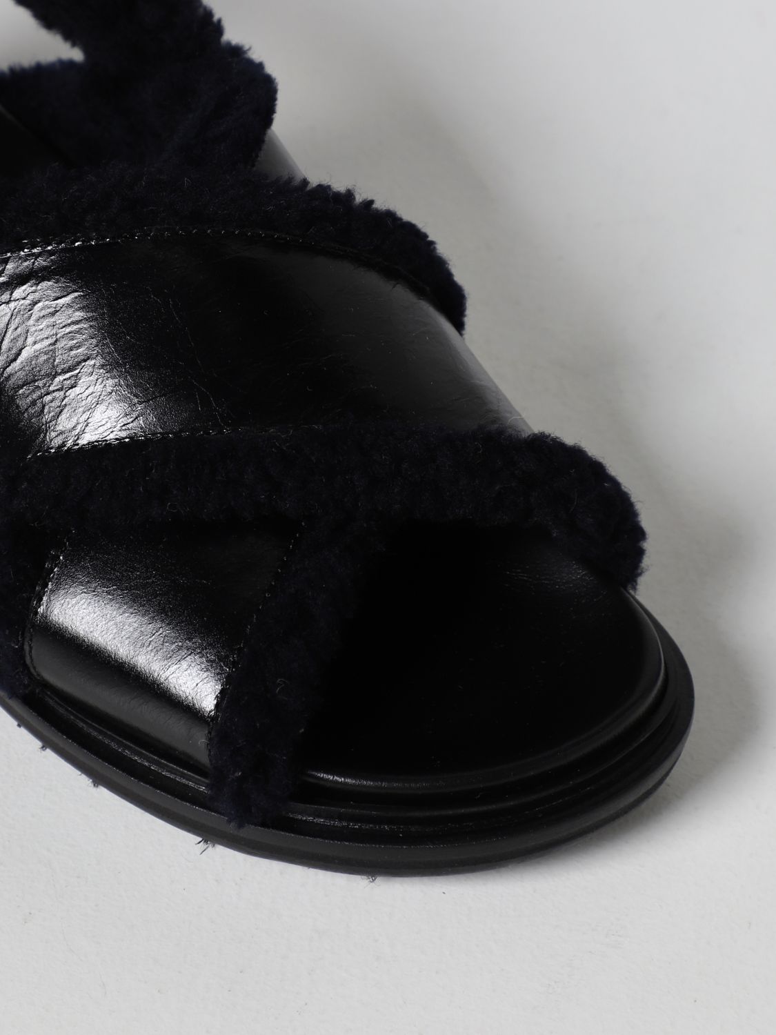 Flat sandals Marni: Marni flat sandals for women black 4