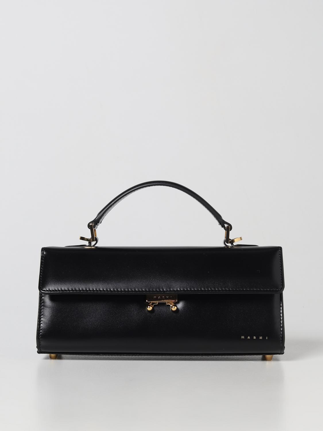 MARNI: handbag for woman - Black | Marni handbag BMMP0113U0P4559 online ...