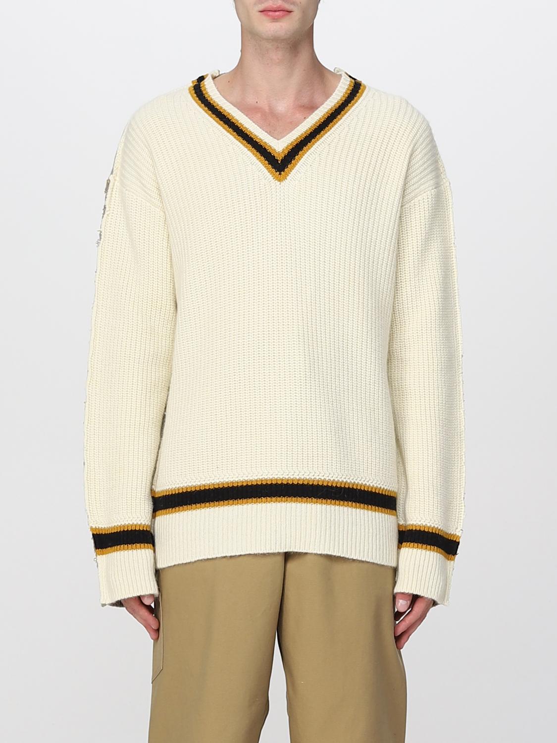 MARNI sweater for man White Marni sweater CVMG0081Q0UFP115 online at