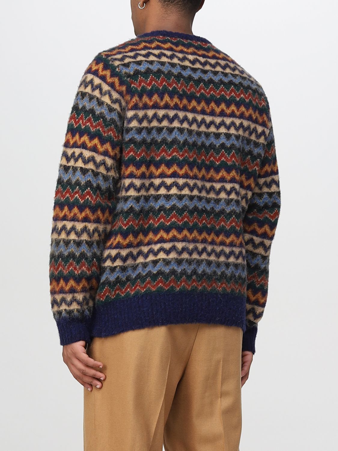 HOWLIN: sweater for man - Blue | Howlin sweater COSMIC FANTASIES online ...