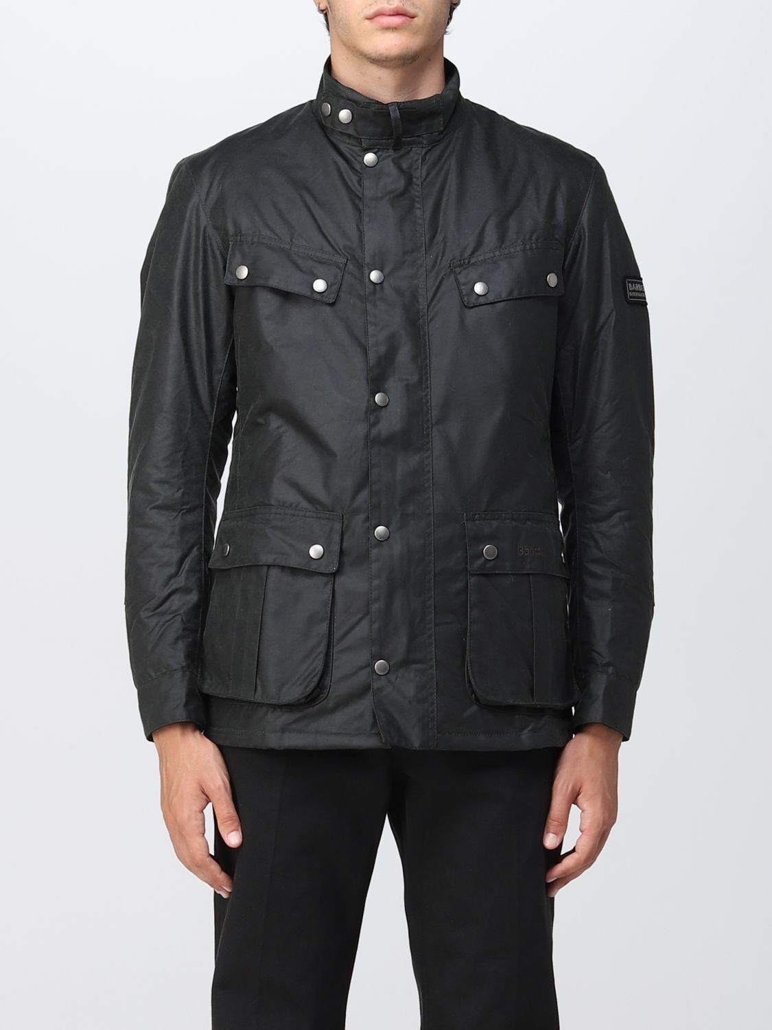 BARBOUR: jacket for man - Military | Barbour jacket MWX0337 online on ...
