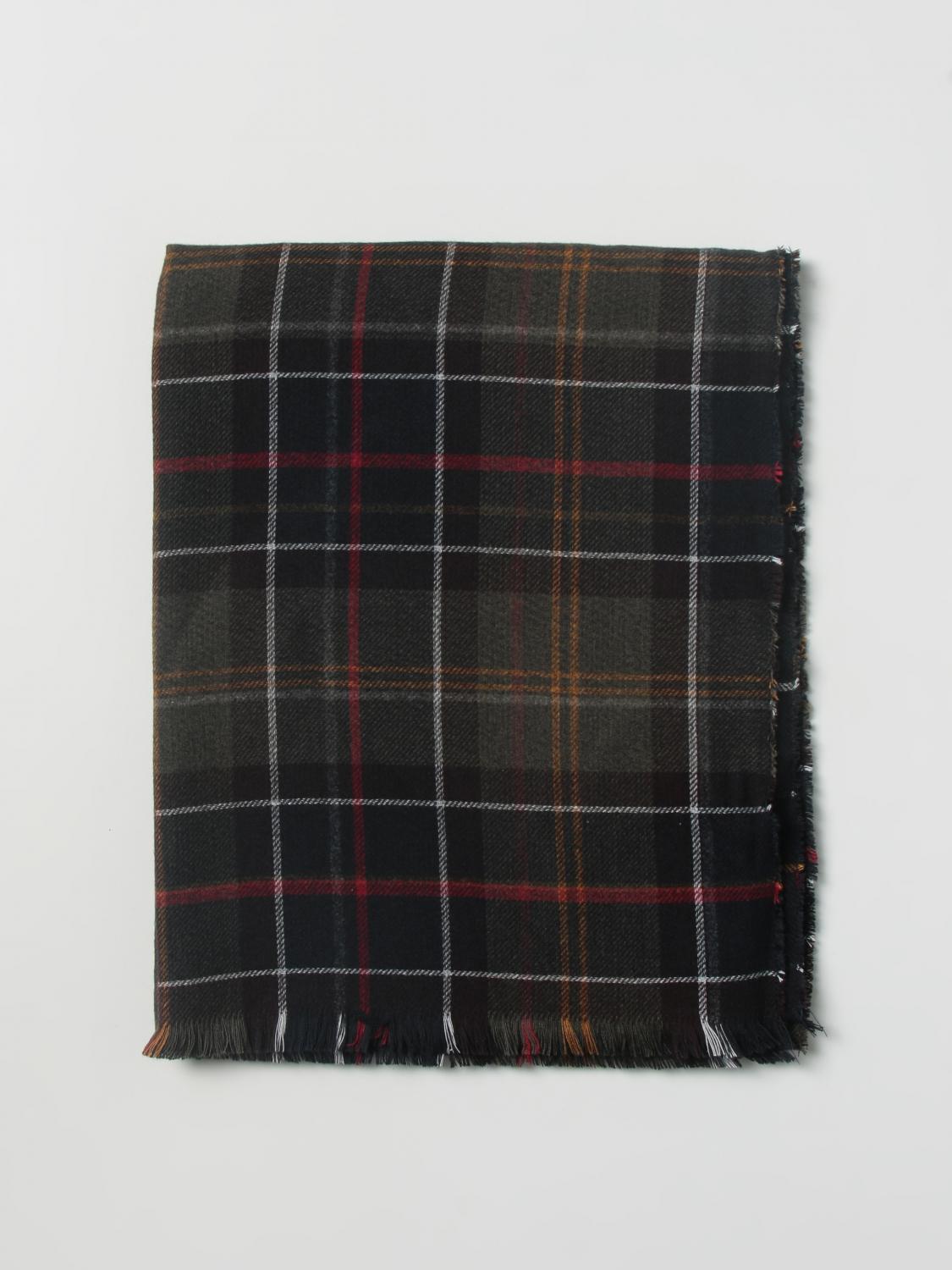 BARBOUR scarf for woman Green Barbour scarf LSC0337 online on