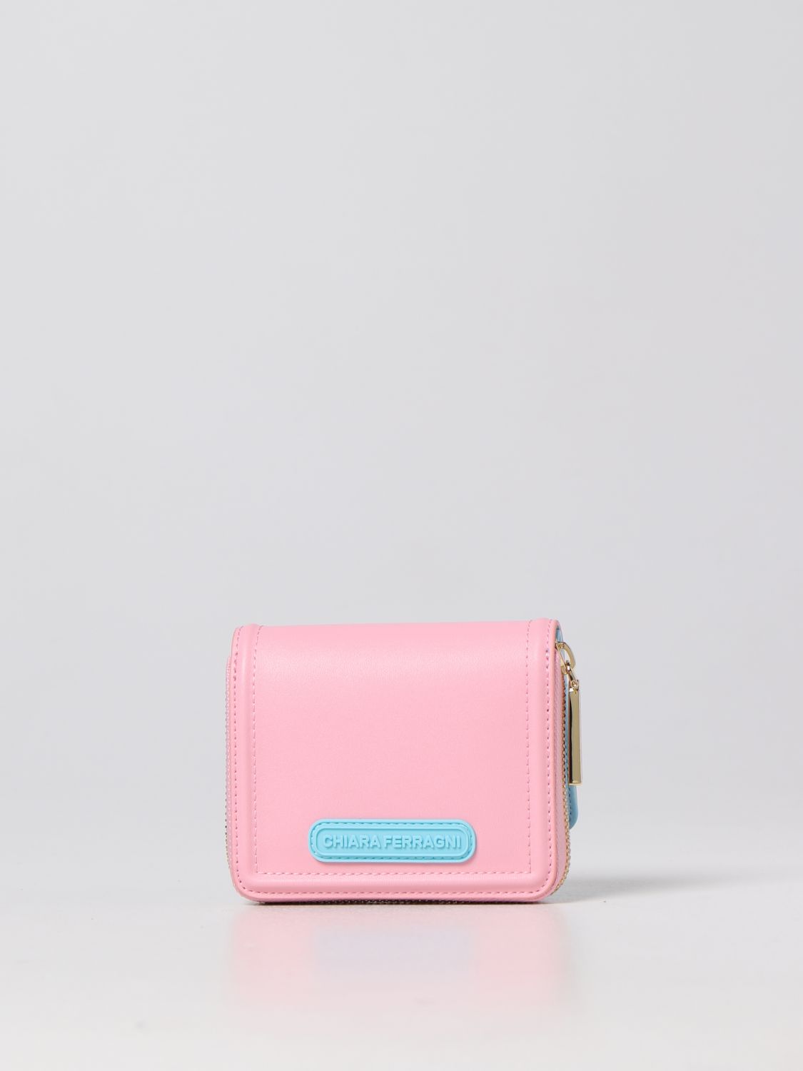 Chiara Ferragni Wallet With Logo in Pink