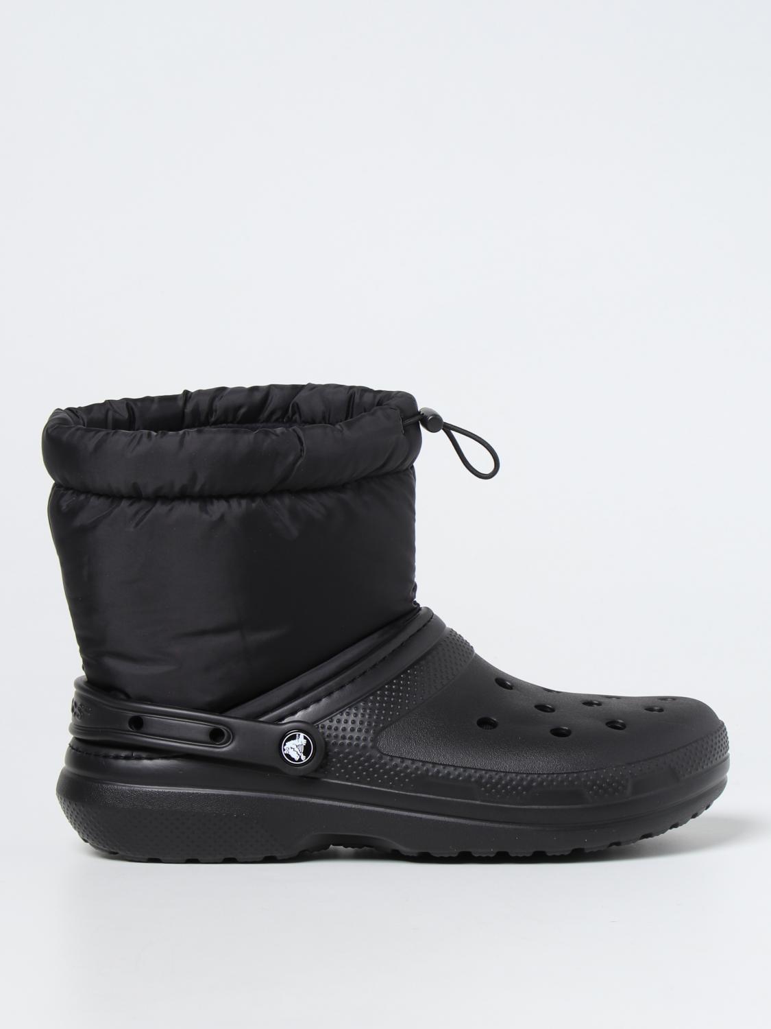 CROCS Boots For Man Black Crocs Boots 206630 Online On GIGLIO COM