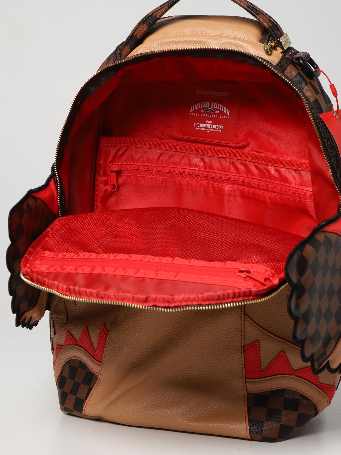 SPRAYGROUND: backpack for man - Brown  Sprayground backpack 910B4540NSZ  online at