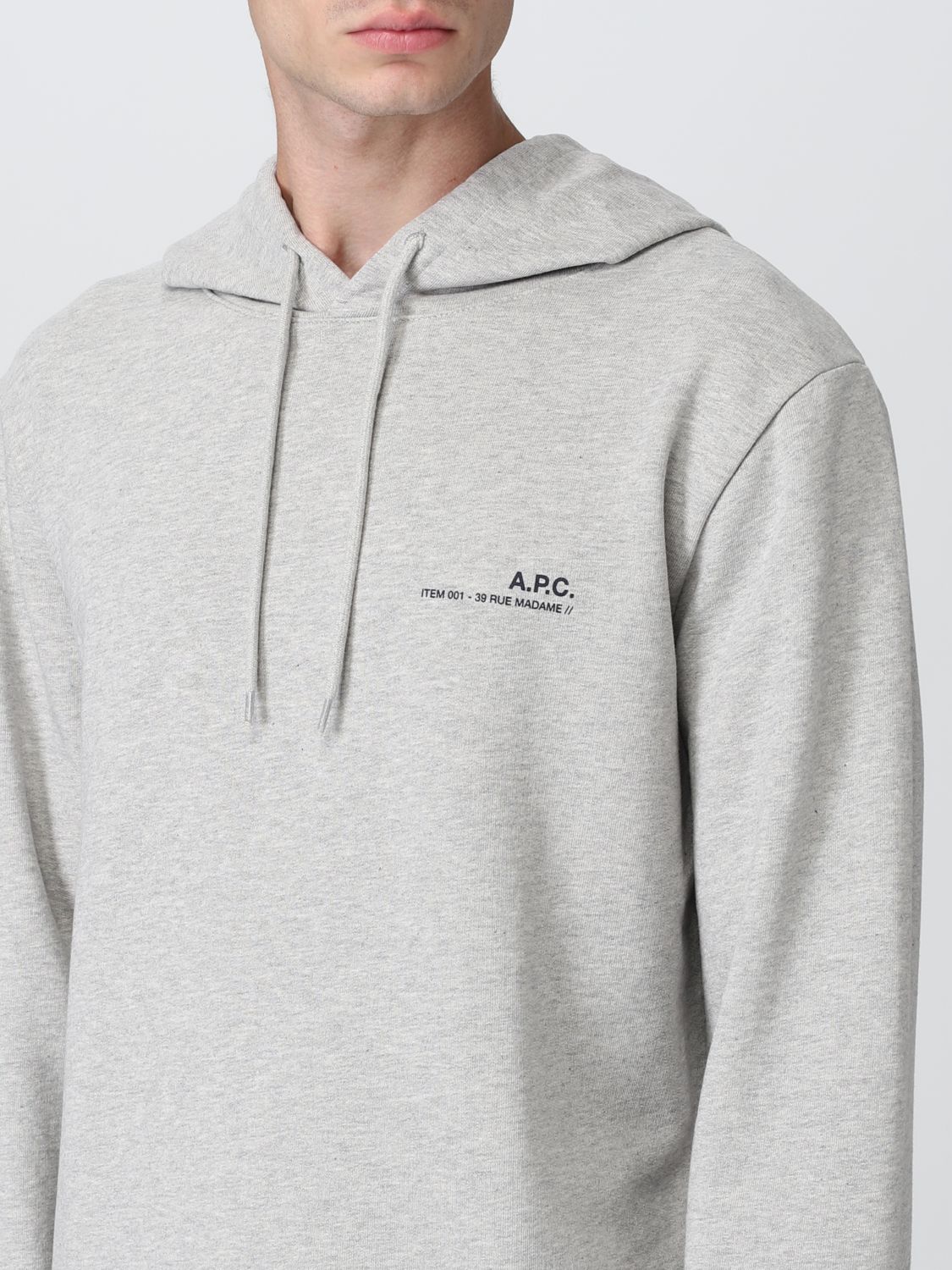 Sweatshirt A.p.c.: A.p.c. sweatshirt for men grey 3