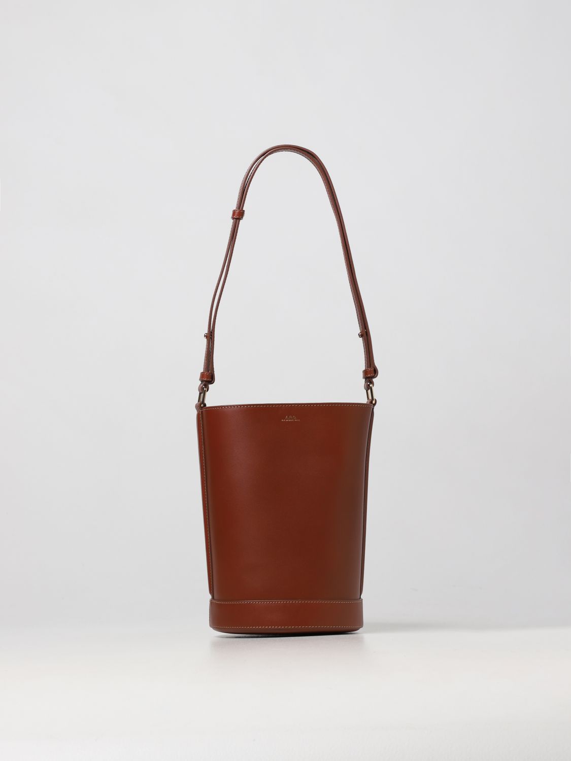 Shoulder bag A.p.c.: A.p.c. shoulder bag for women brown 1