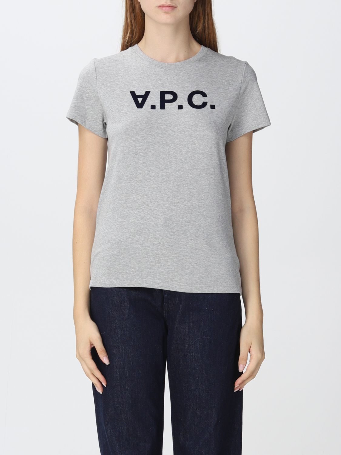 T-Shirt A.p.c.: A.p.c. t-shirt for women grey 1