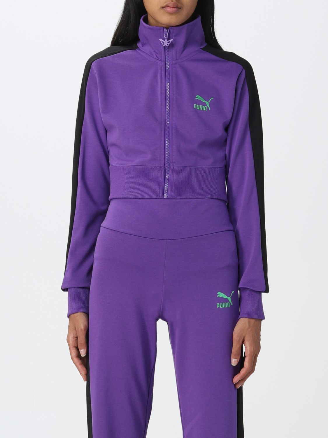 Femme Vêtements Articles de sport et dentraînement Sweats Sweat-shirt PUMA en coloris Violet 