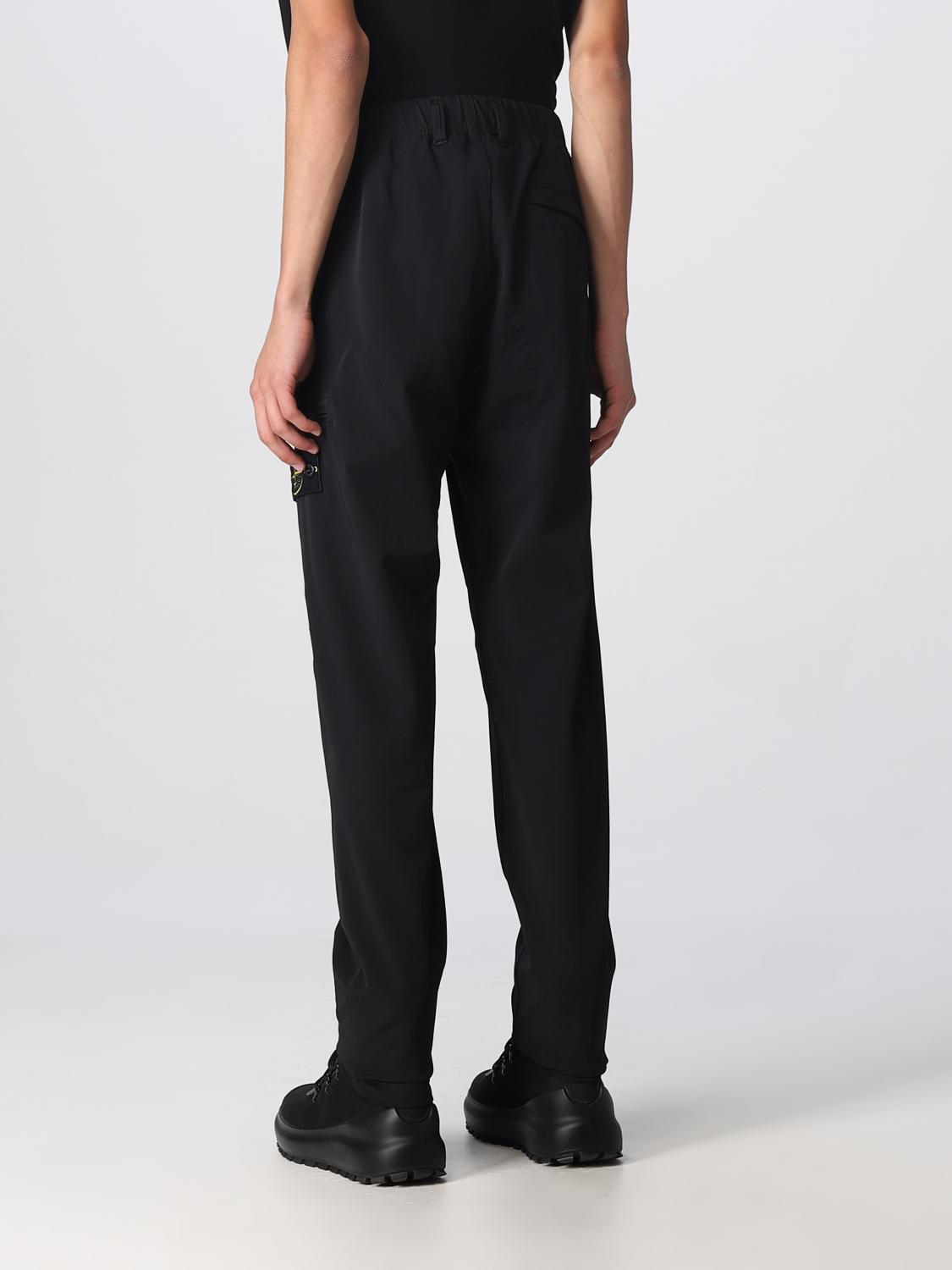 STONE ISLAND pants for man Black Stone Island pants 30104 online