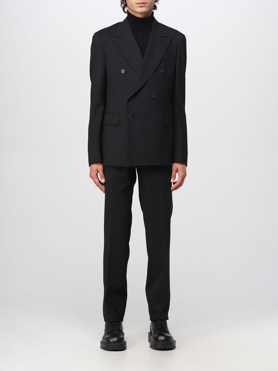 BRIAN DALES: suit for man - Black | Brian Dales suit GA74JK4801 online ...