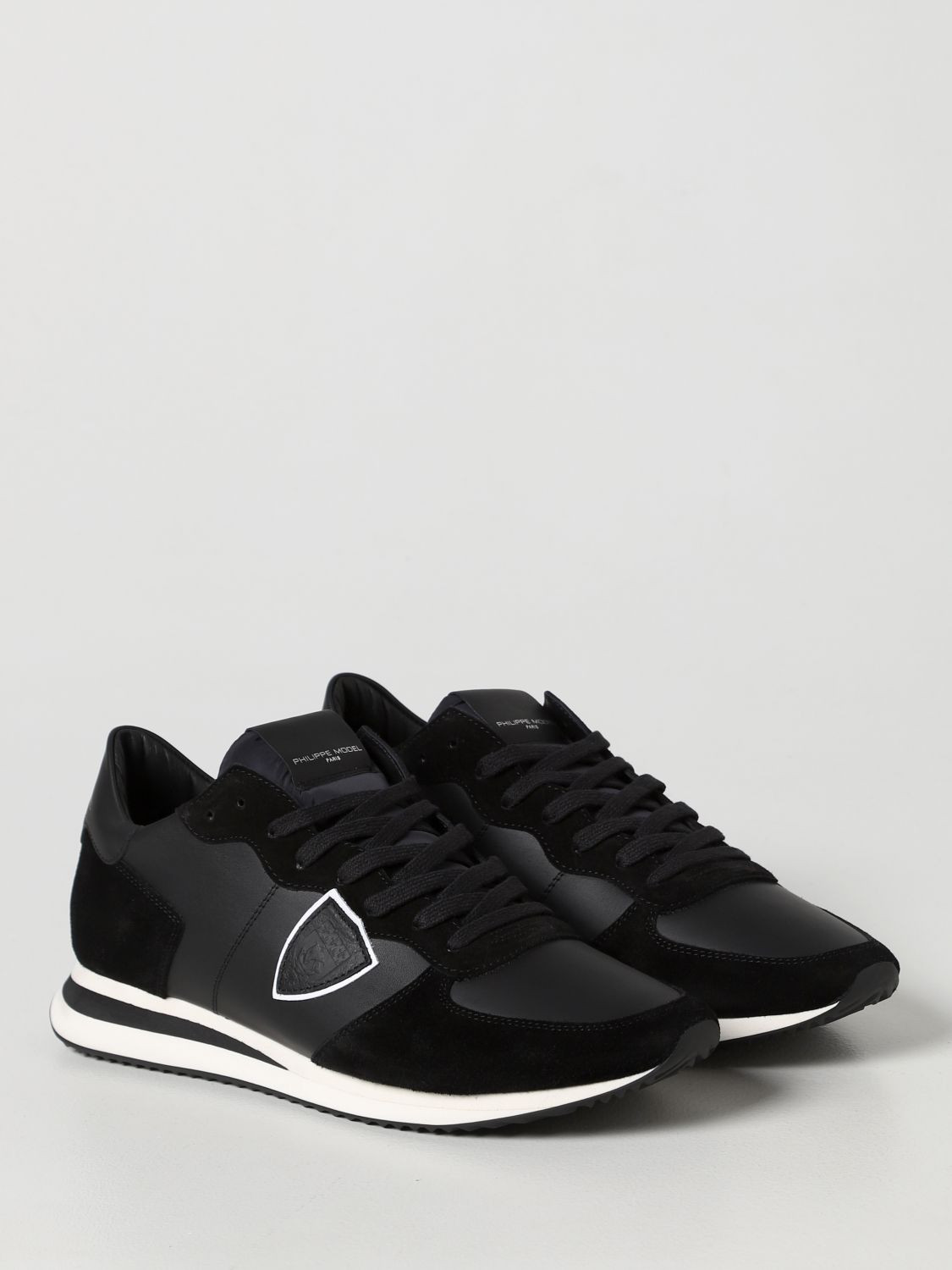PHILIPPE MODEL: sneakers for man - Black 1 | Philippe Model sneakers ...