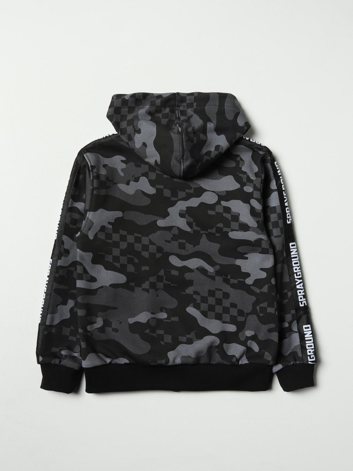 SPRAYGROUND sweater for boys Grey Sprayground sweater SPY276