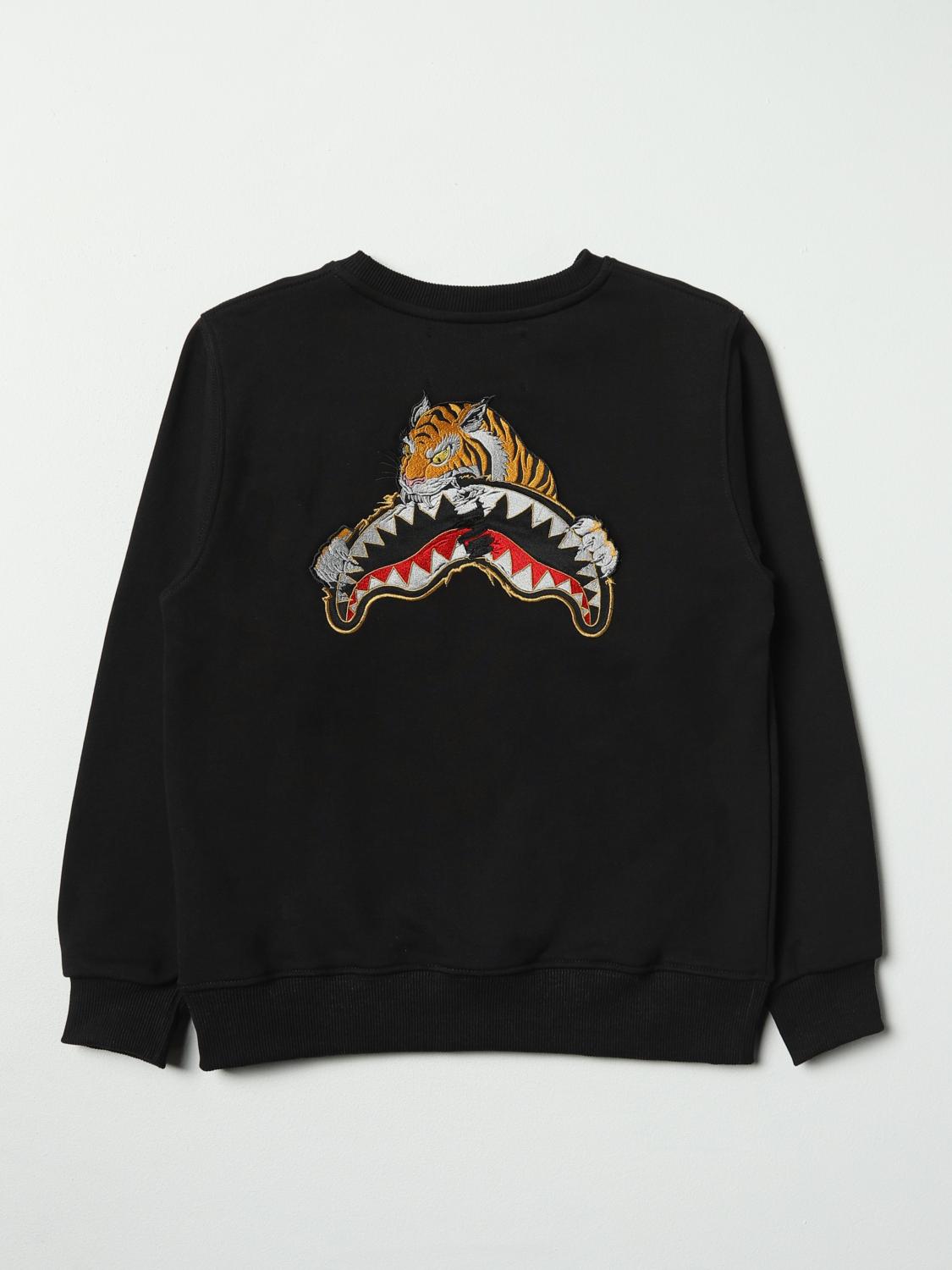 SPRAYGROUND sweater for boys Black Sprayground sweater SPY306